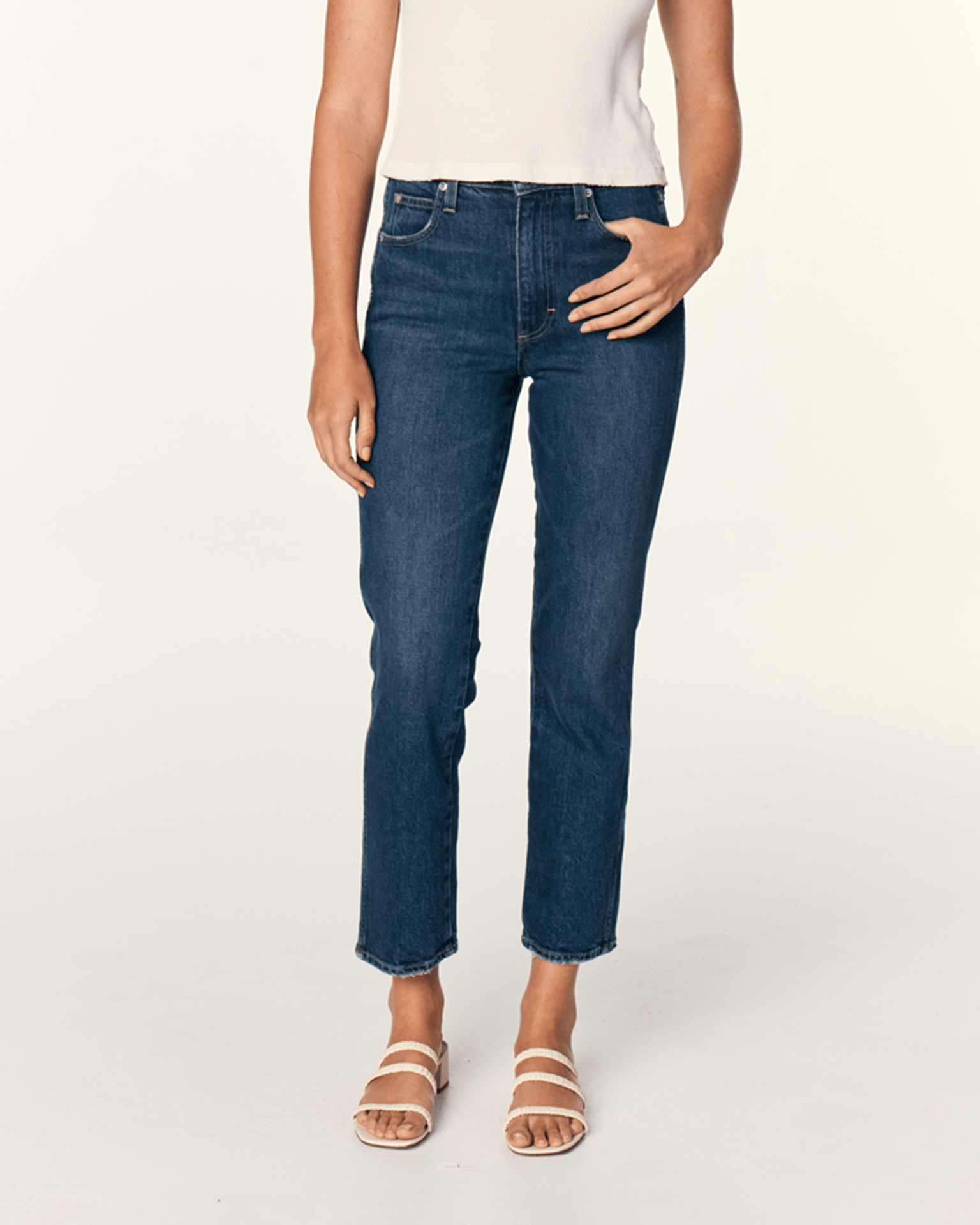 Chloe Crop Pant in Affection