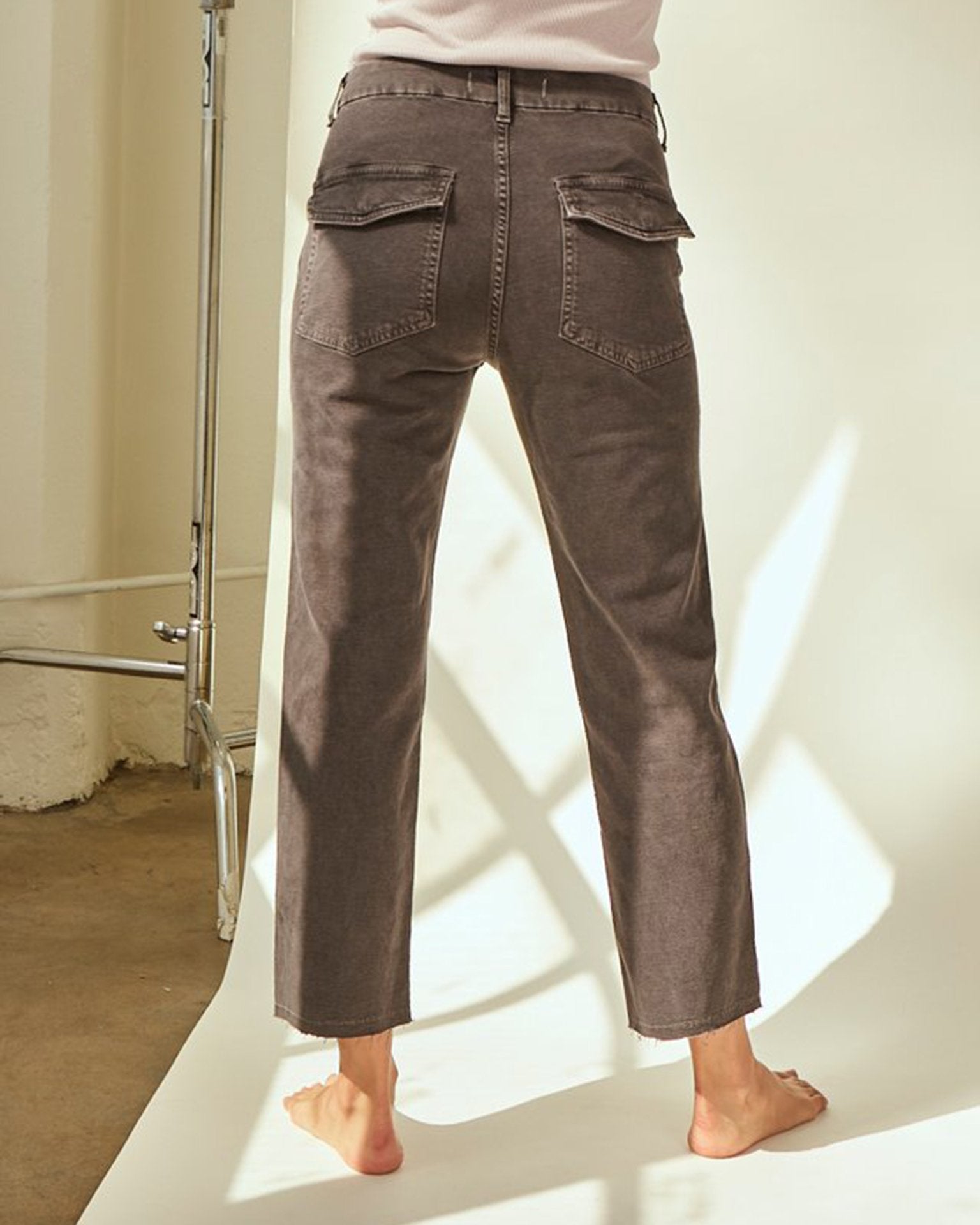 Easy Army Trouser in Washed Black