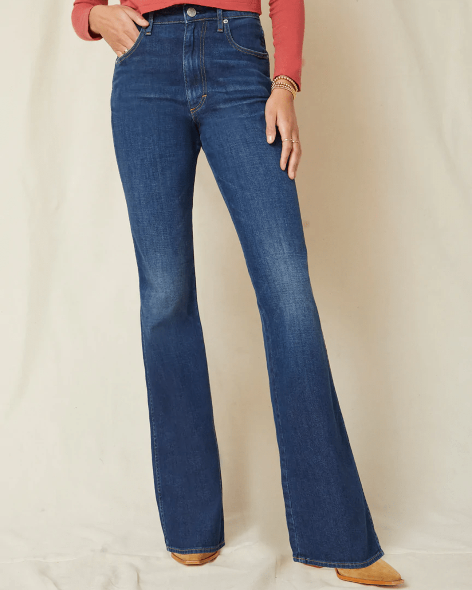 Willa Slim Flare in Grateful