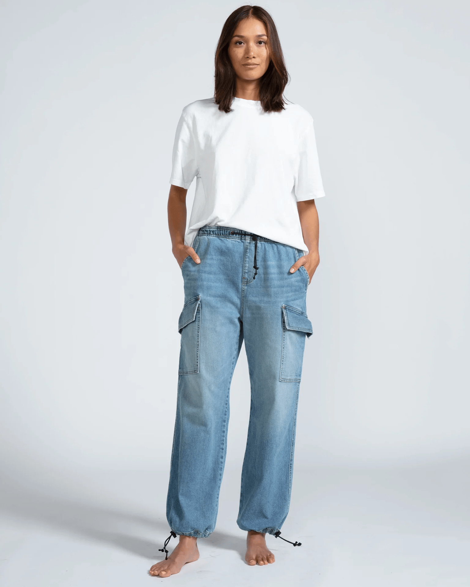 Parachute Pant in Water Street