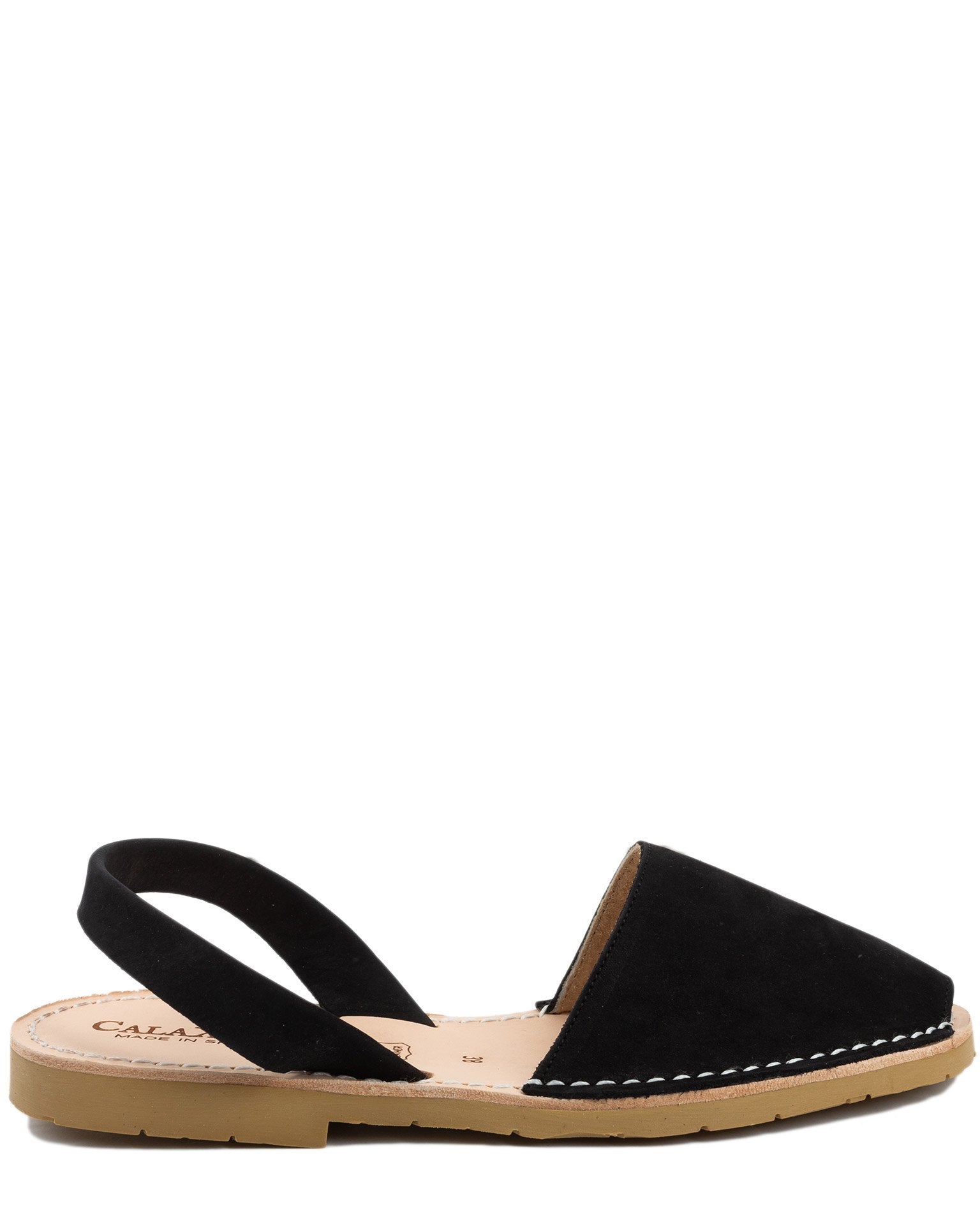 Verano Slide in Black Nubuck