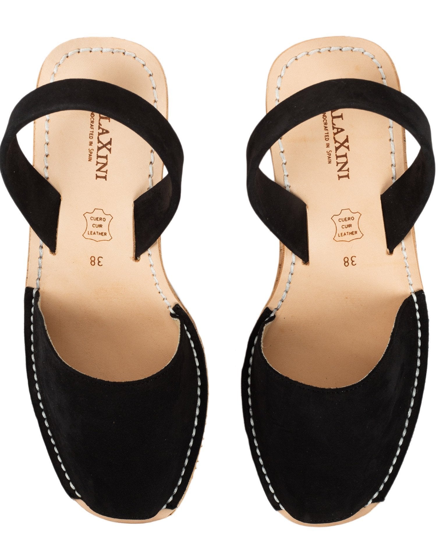 Wedge Sandal in Black