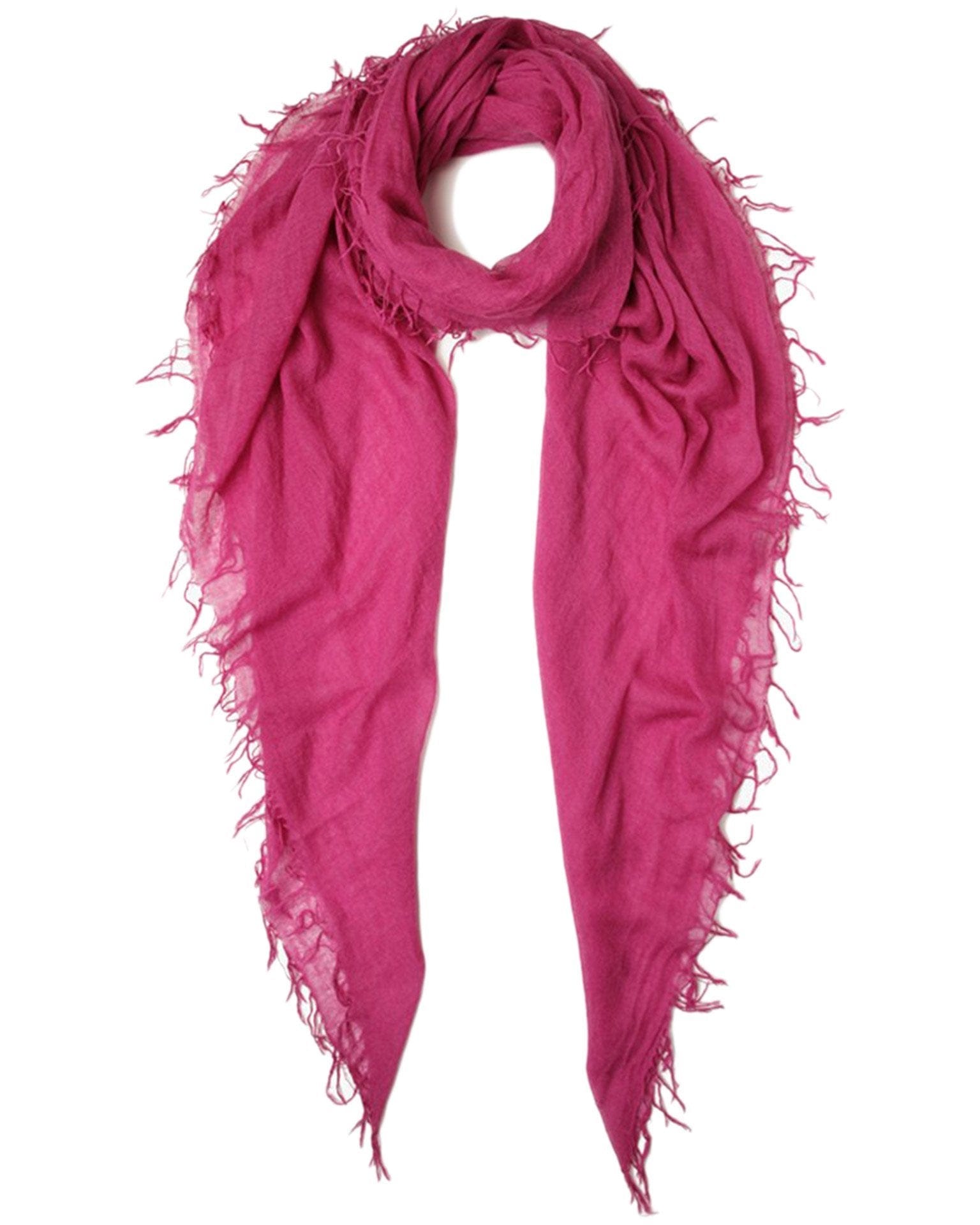 Cashmere & Silk Scarf in Boysenberry