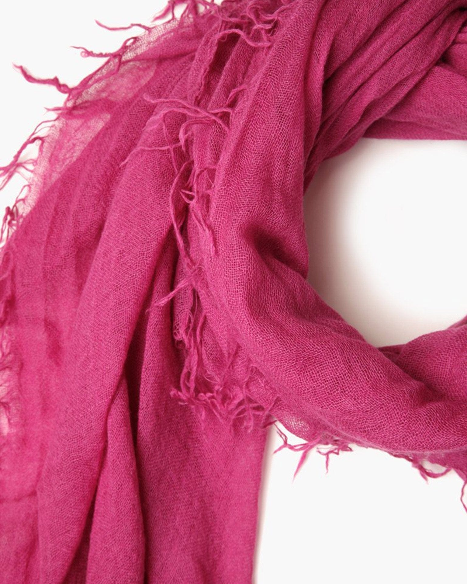 Cashmere & Silk Scarf in Boysenberry