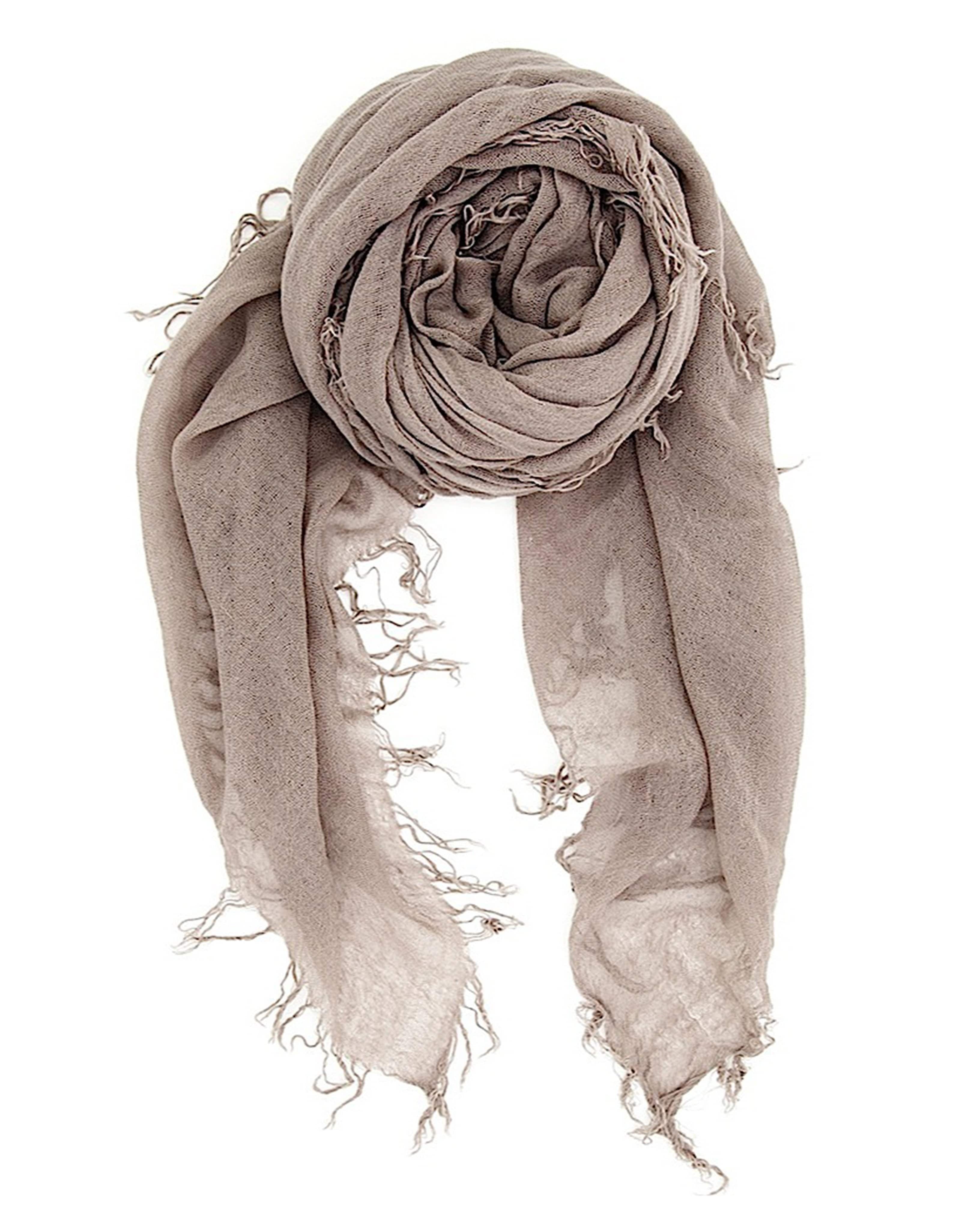 Cashmere & Silk Scarf in Cinder