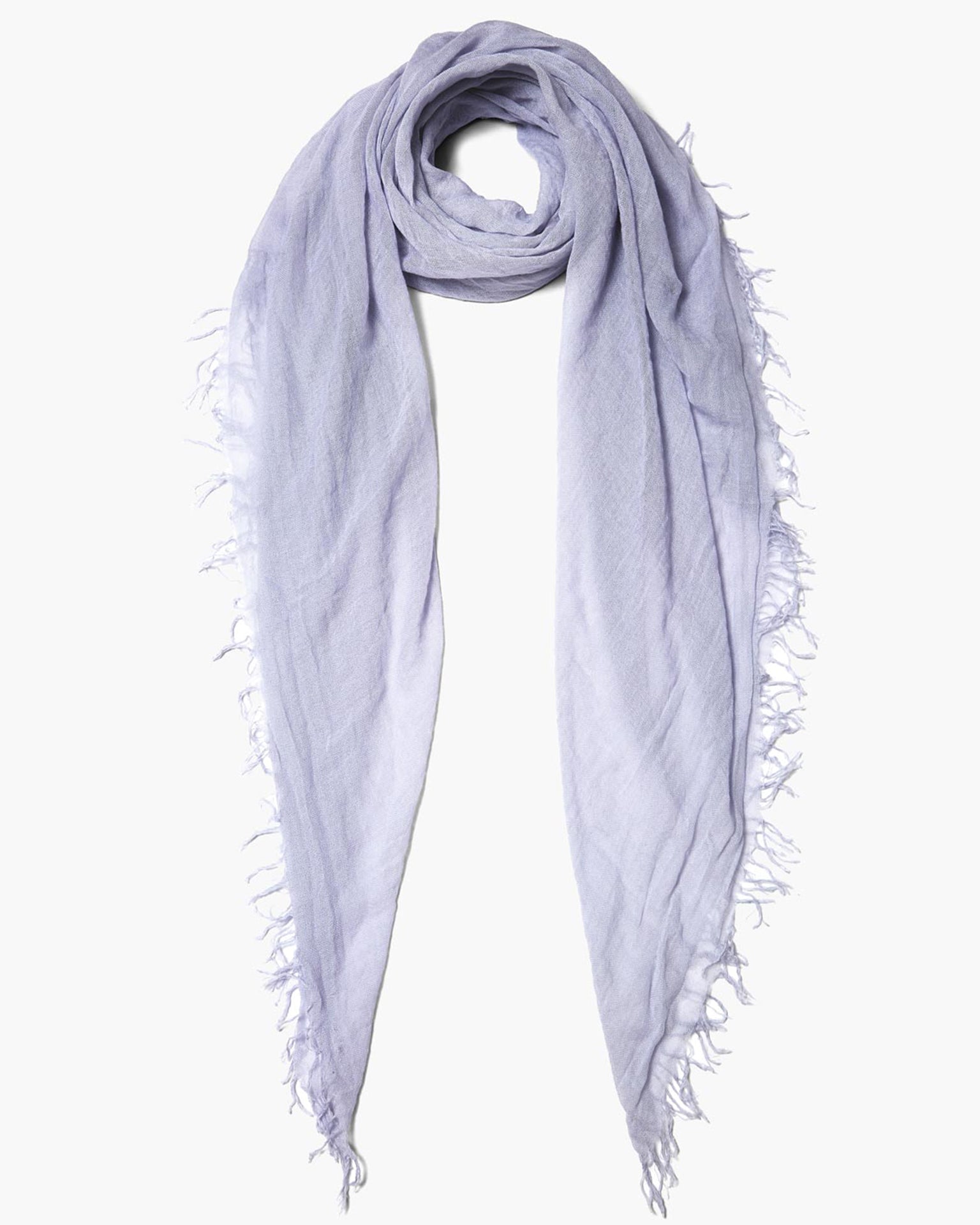 Cashmere & Silk Scarf in Lilac Hint