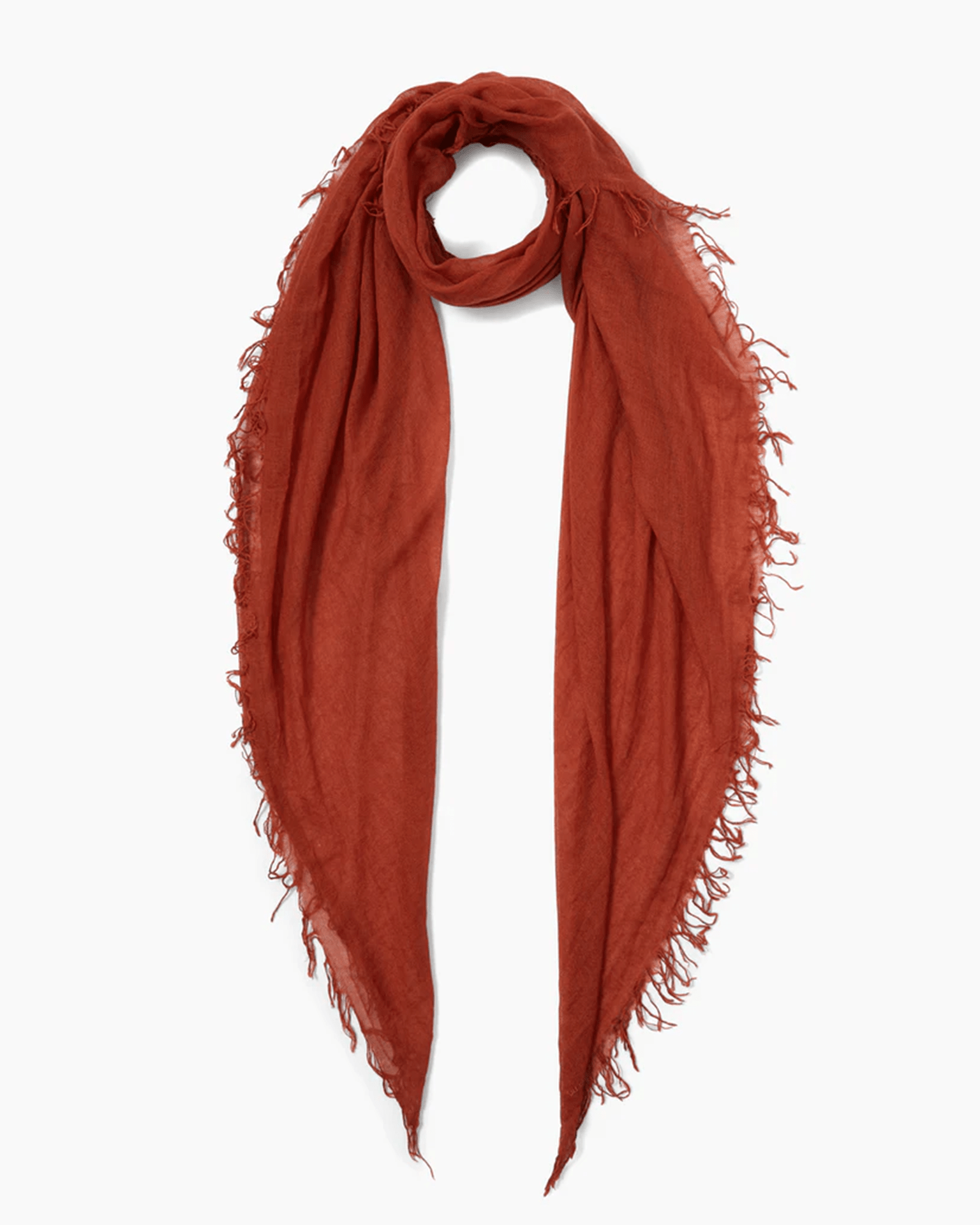 Cashmere & Silk Scarf in Picante