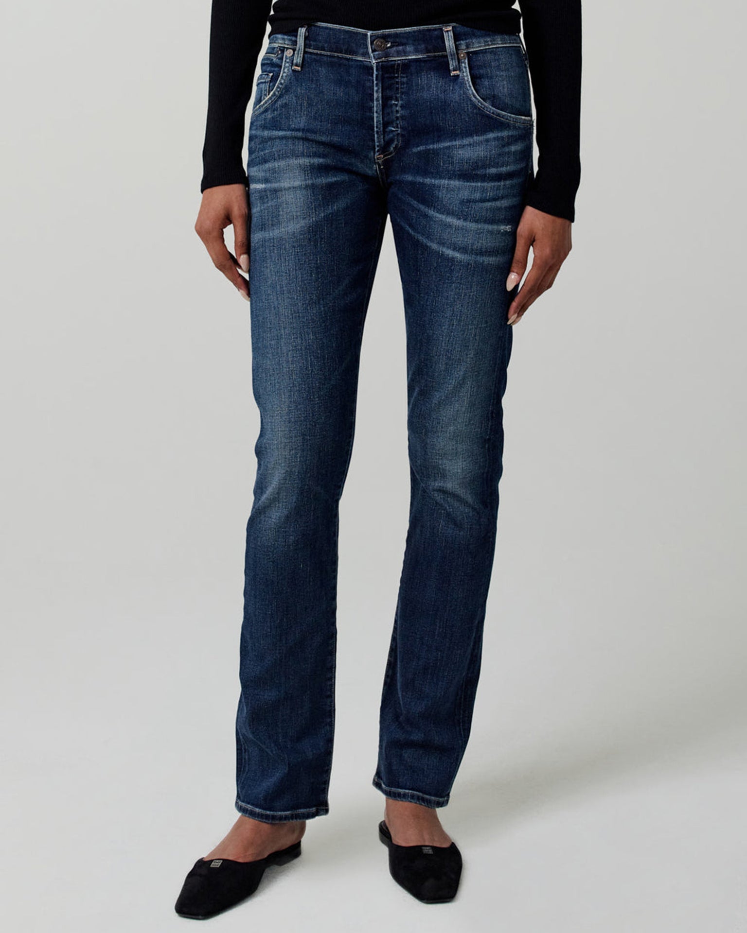 Emerson Long Slim Boyfriend in Blue Ridge