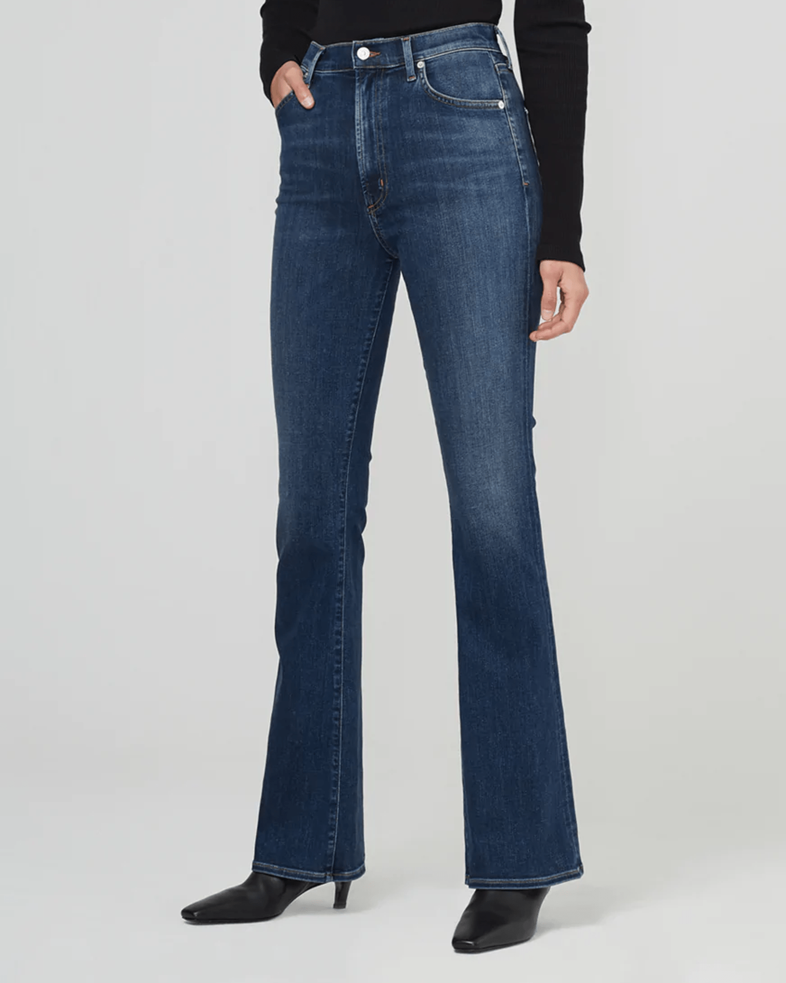 Lilah High Rise Bootcut in Morella