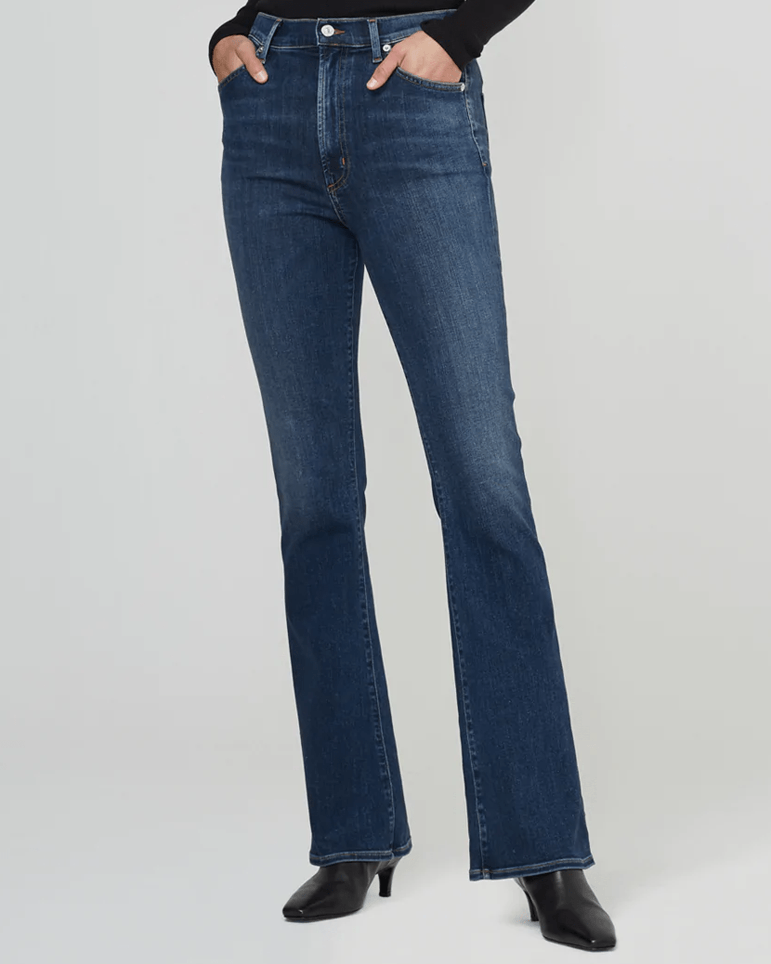 Lilah High Rise Bootcut in Morella