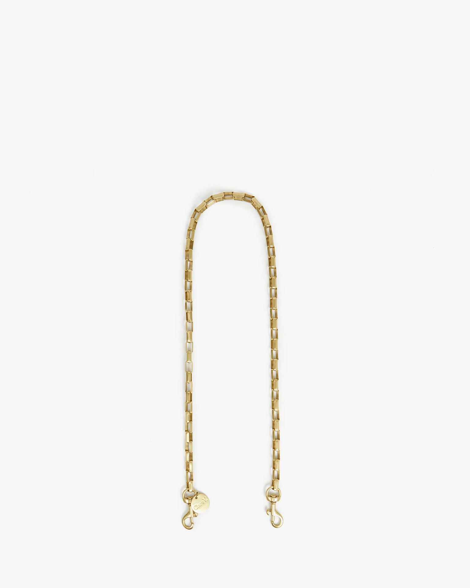 Box Chain Shoulder Strap in Brass