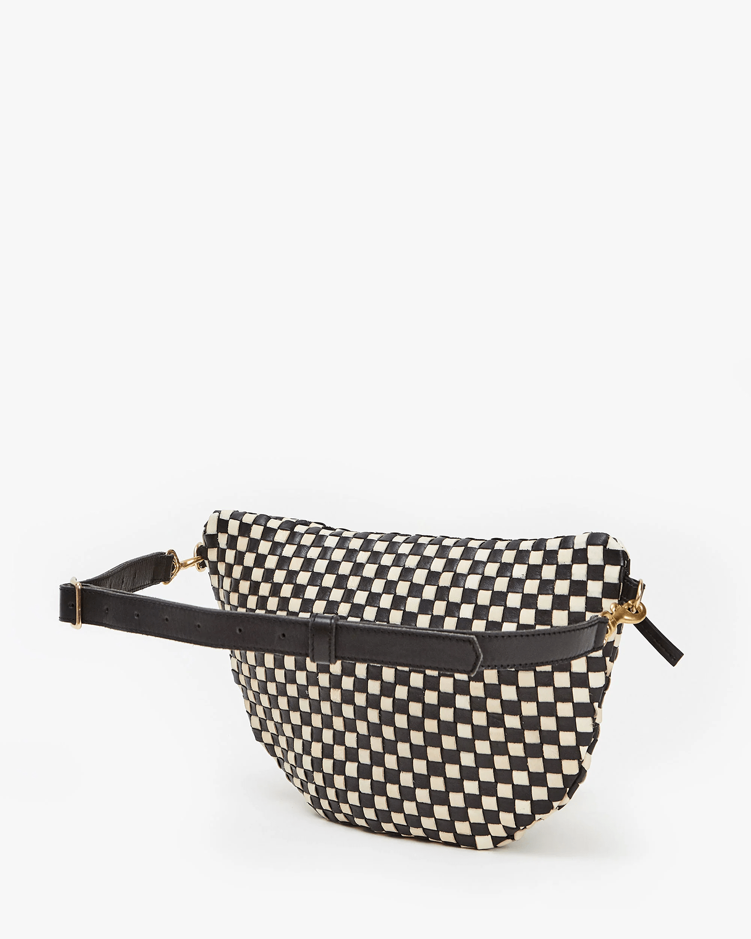 Grande Fanny in Black & Cream Woven Checker