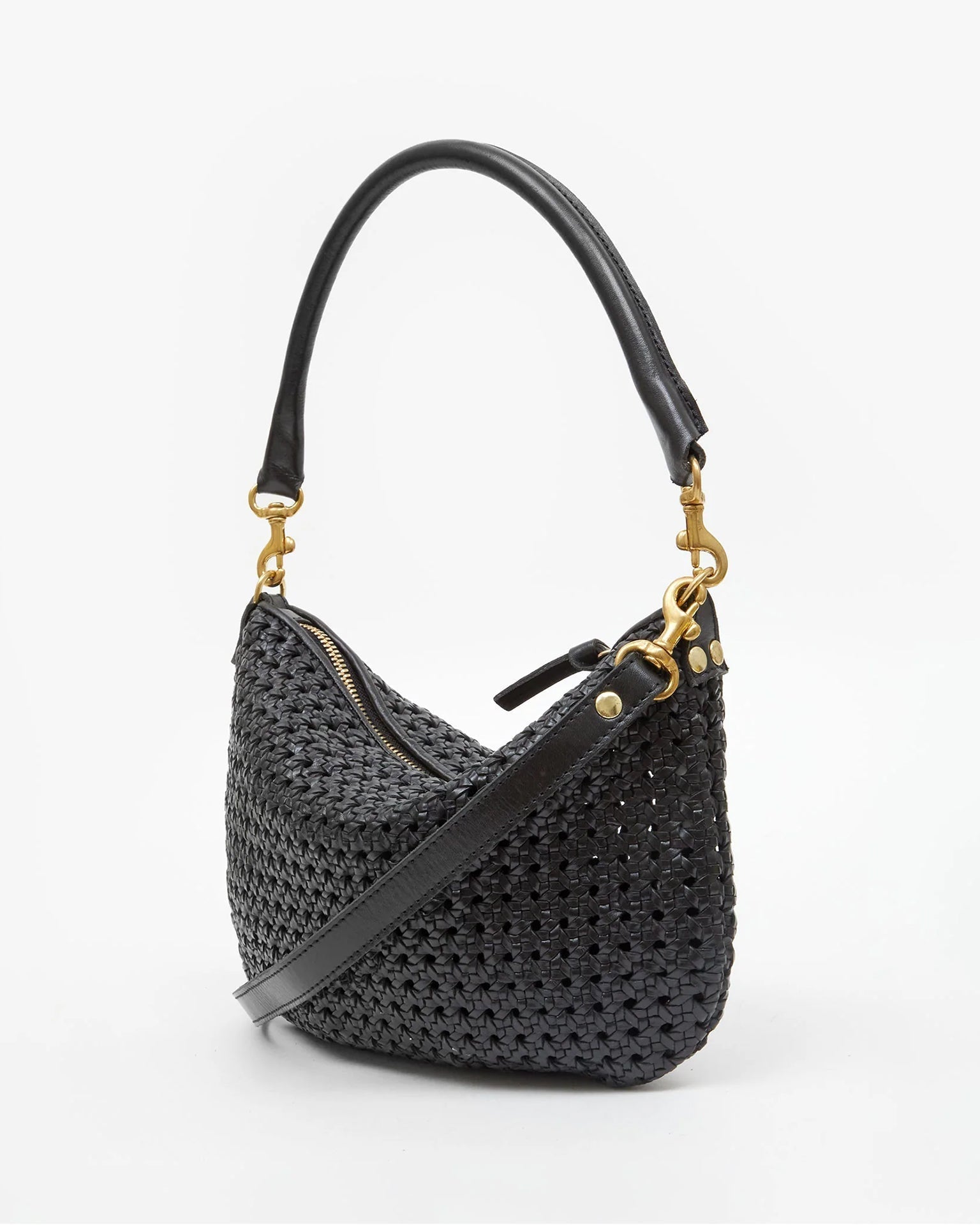Petit Moyen Messenger in Black Rattan