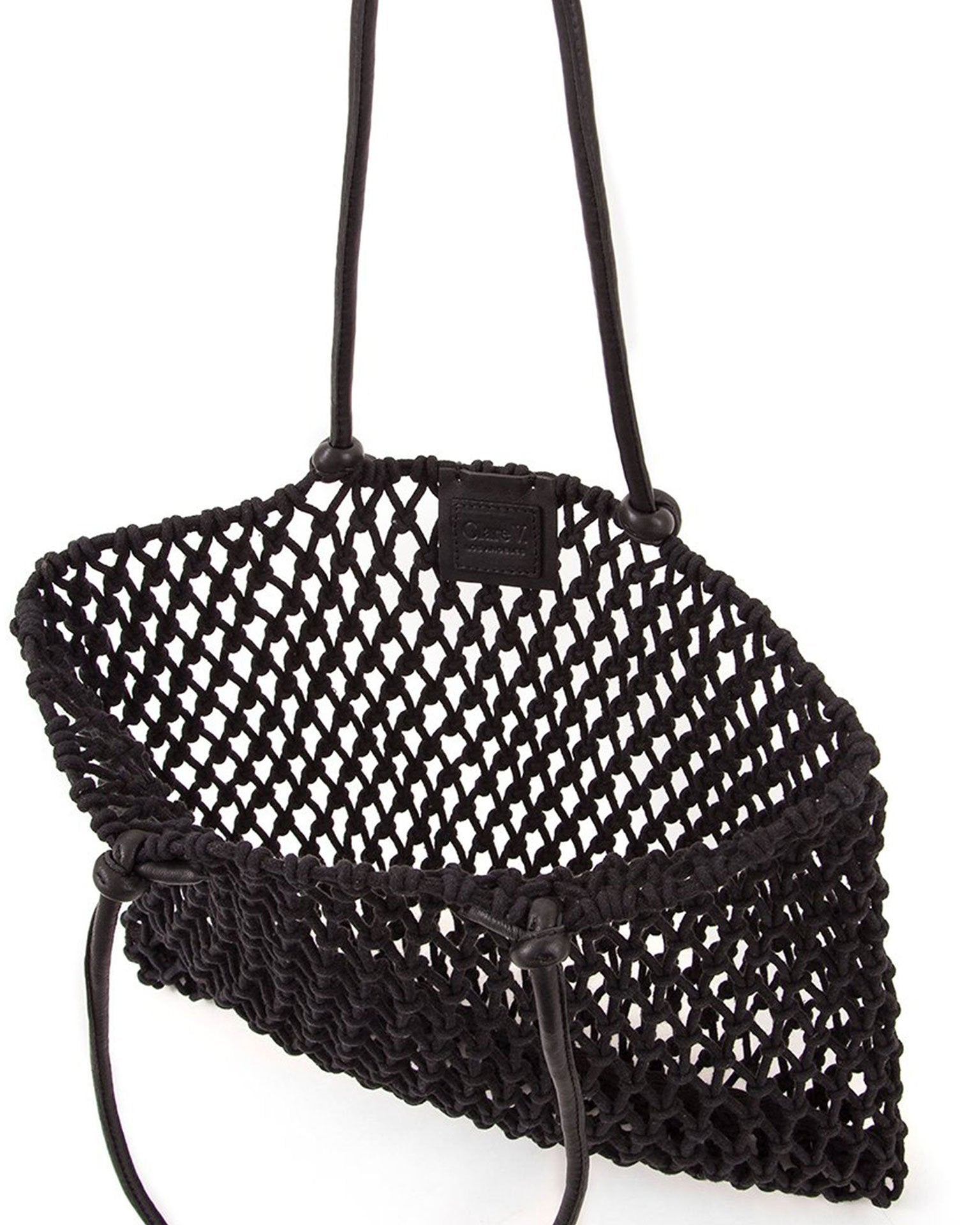 Sandy Woven Bag in Black