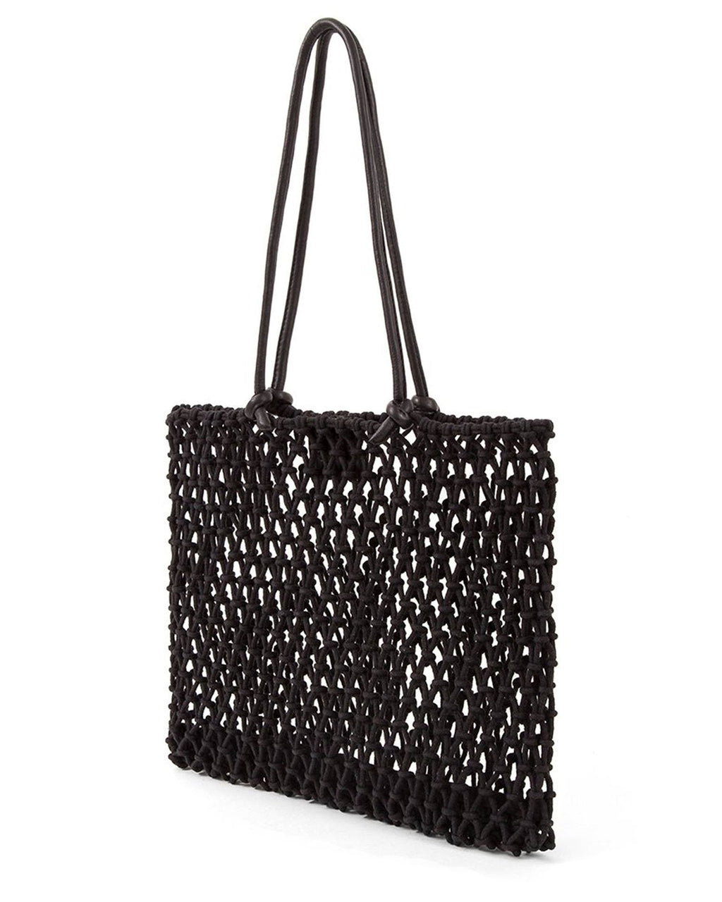 Sandy Woven Bag in Black