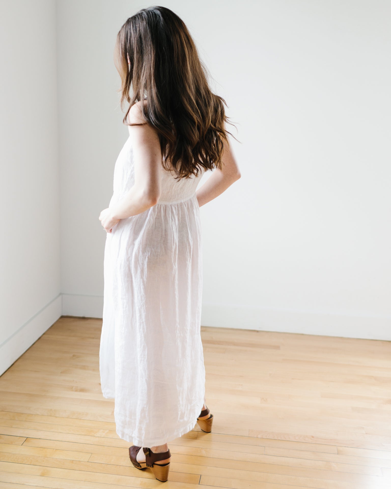 Hazel Dress in White