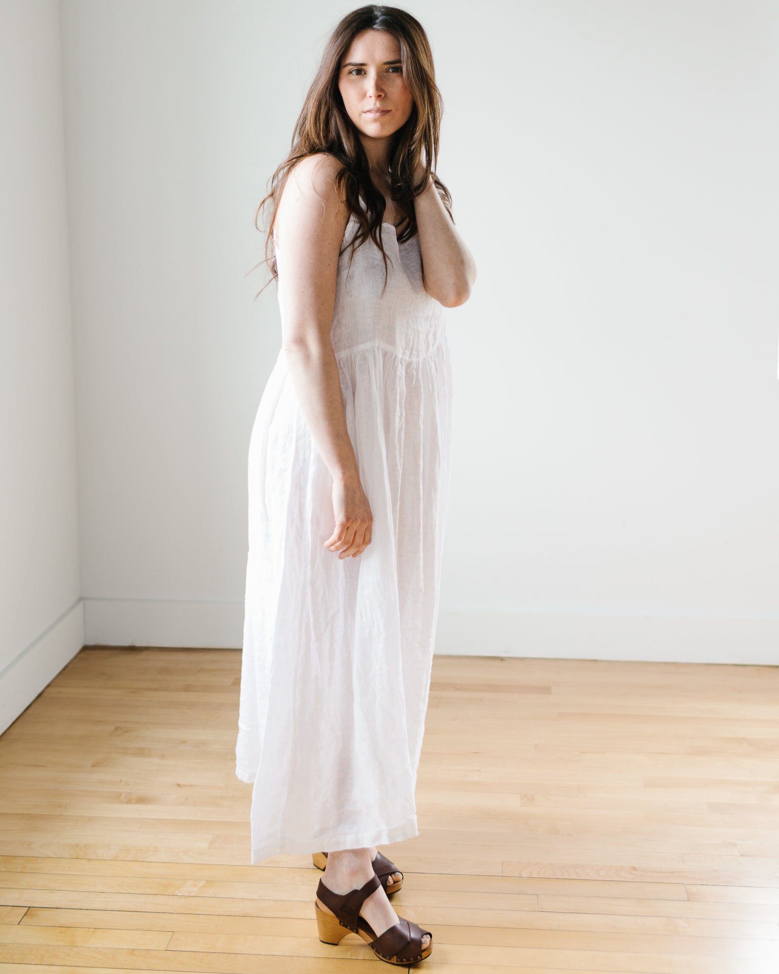 Hazel Dress in White