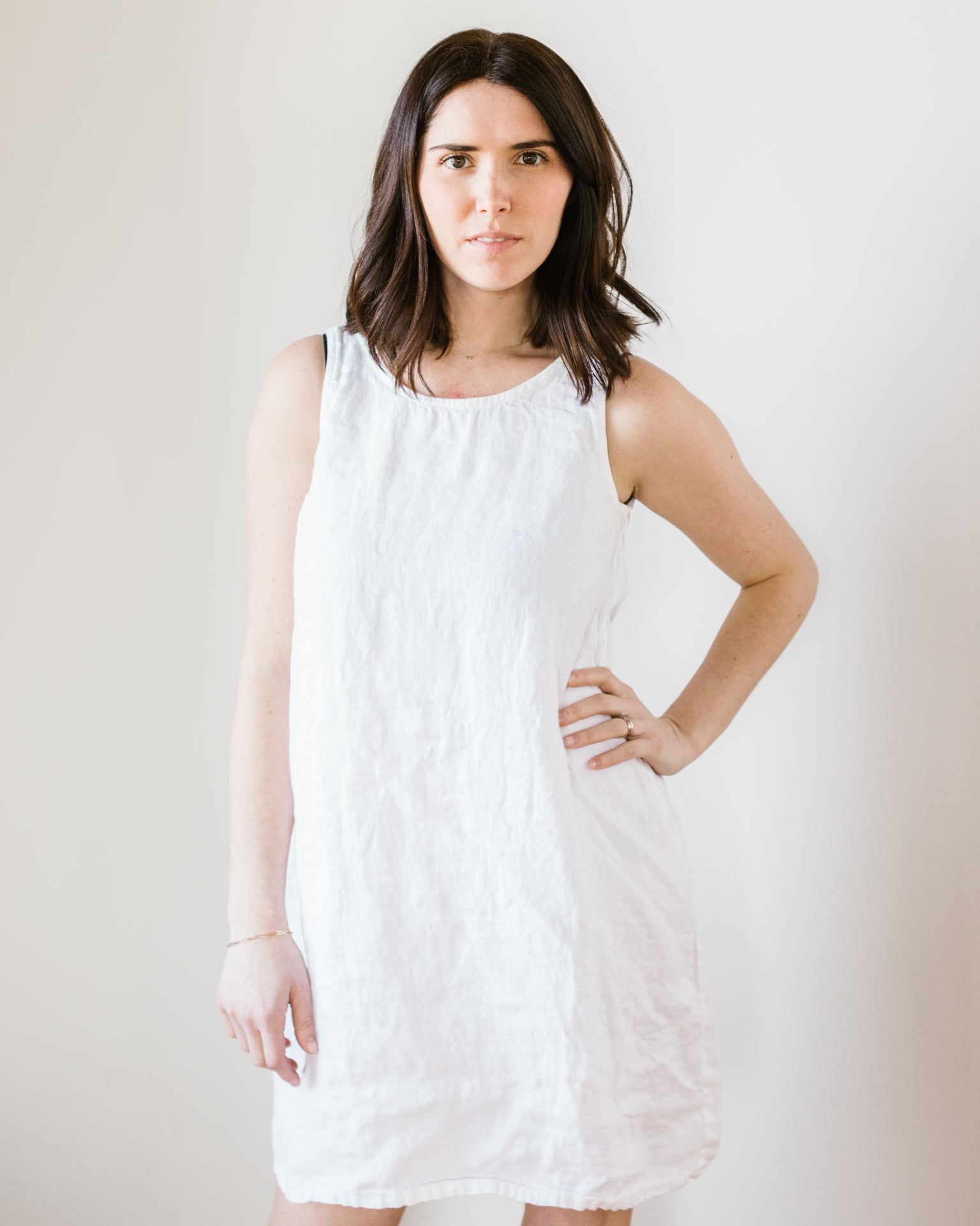 Jess Dress in White