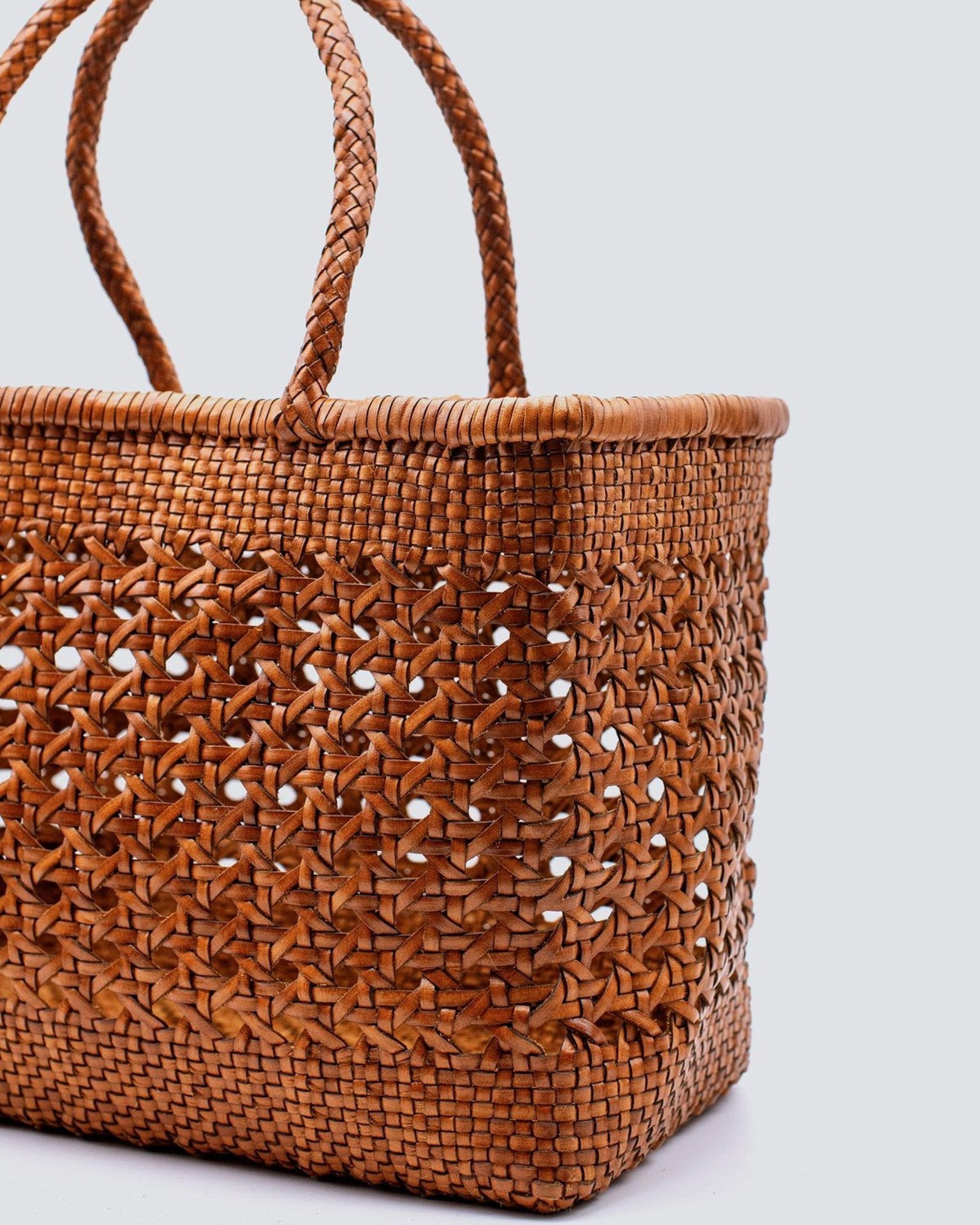 Cannage Bag - Max in Tan