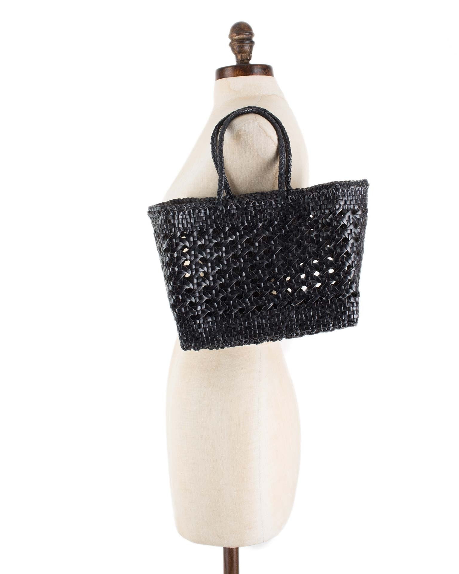 Cannage Bag - Small in Black