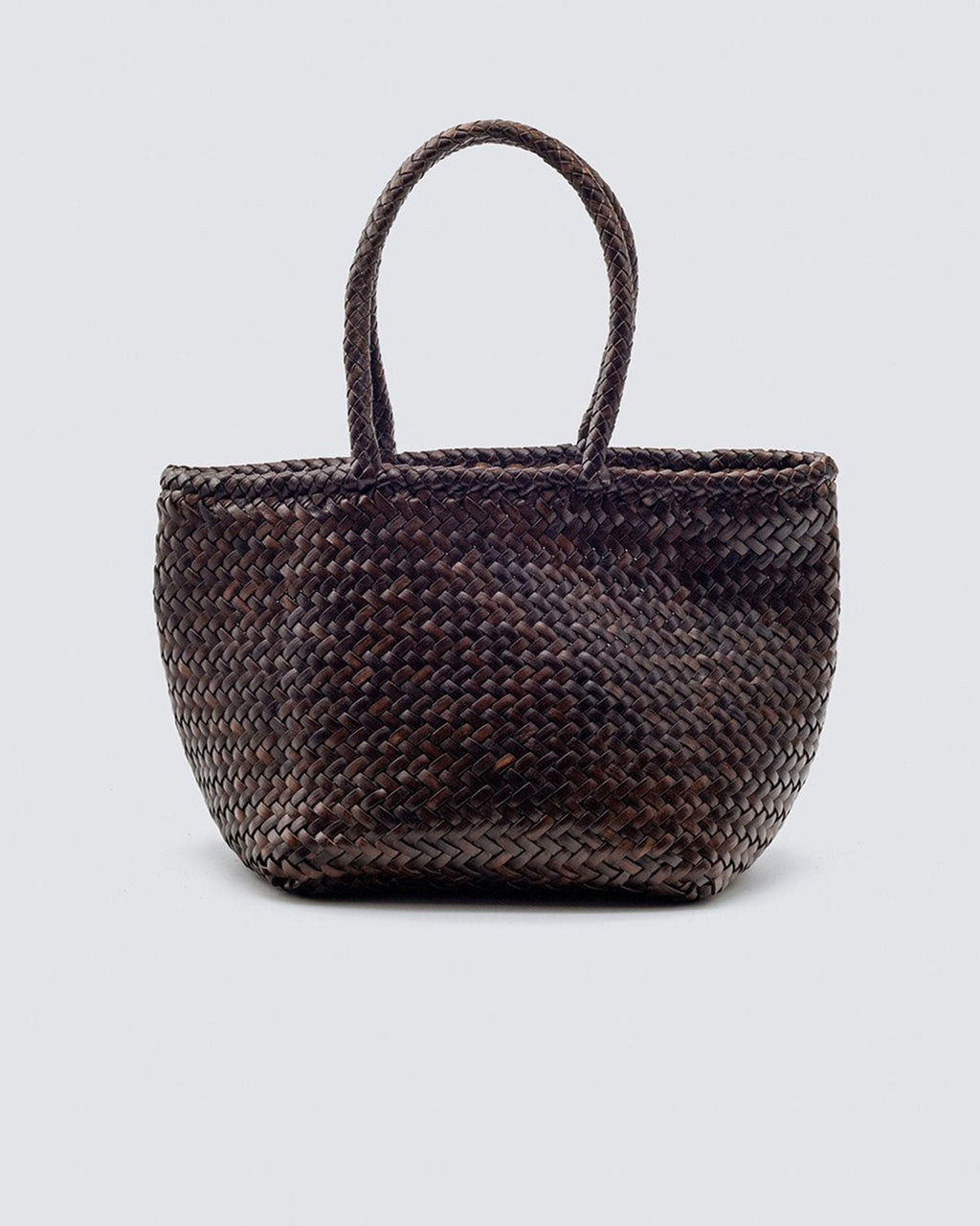 Grace Basket - Small in Dark Brown