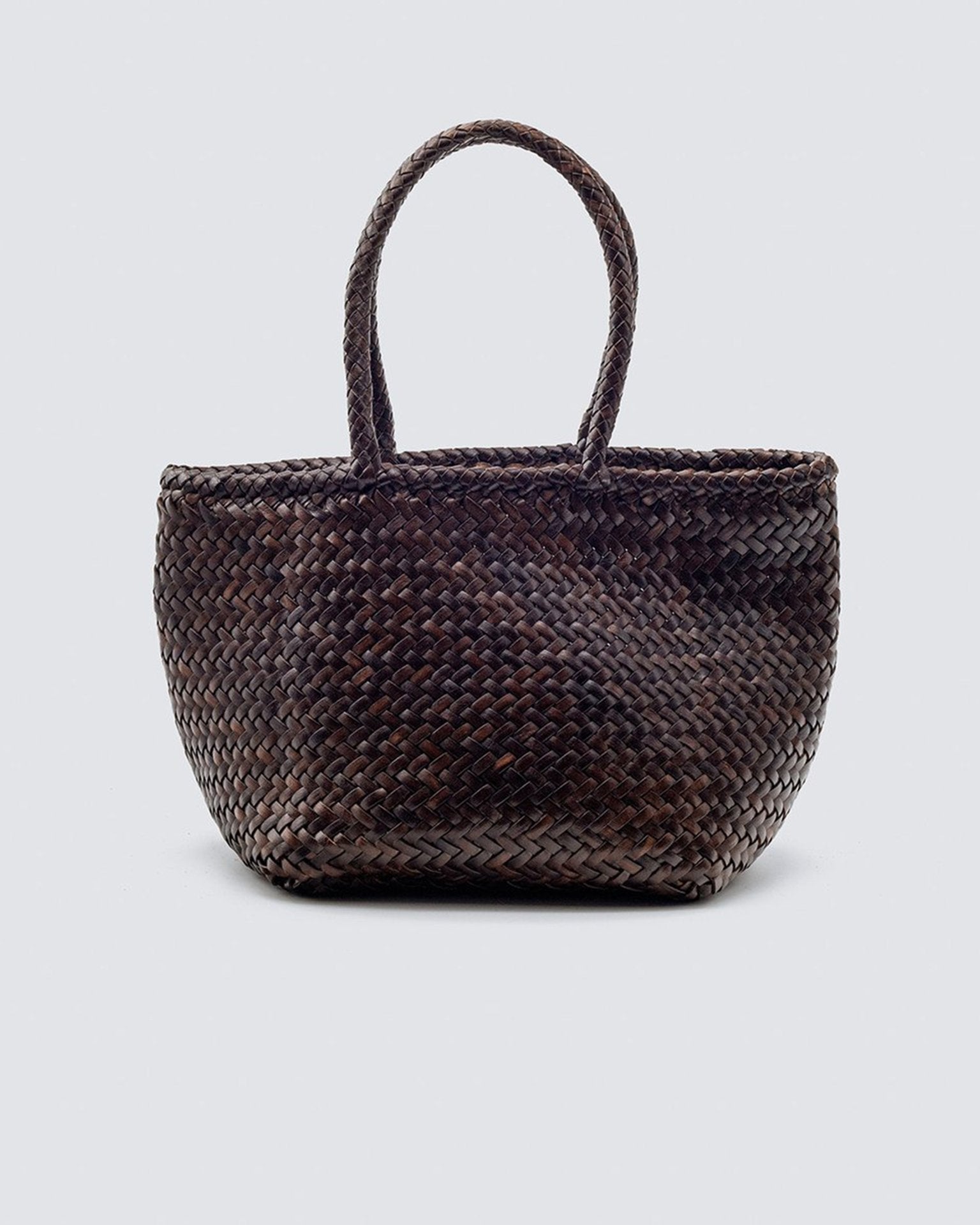 Grace Basket - Small in Dark Brown