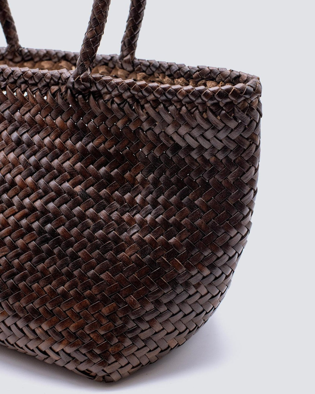 Grace Basket - Small in Dark Brown