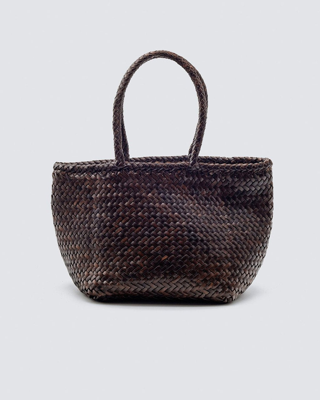 Grace Basket - Small in Dark Brown