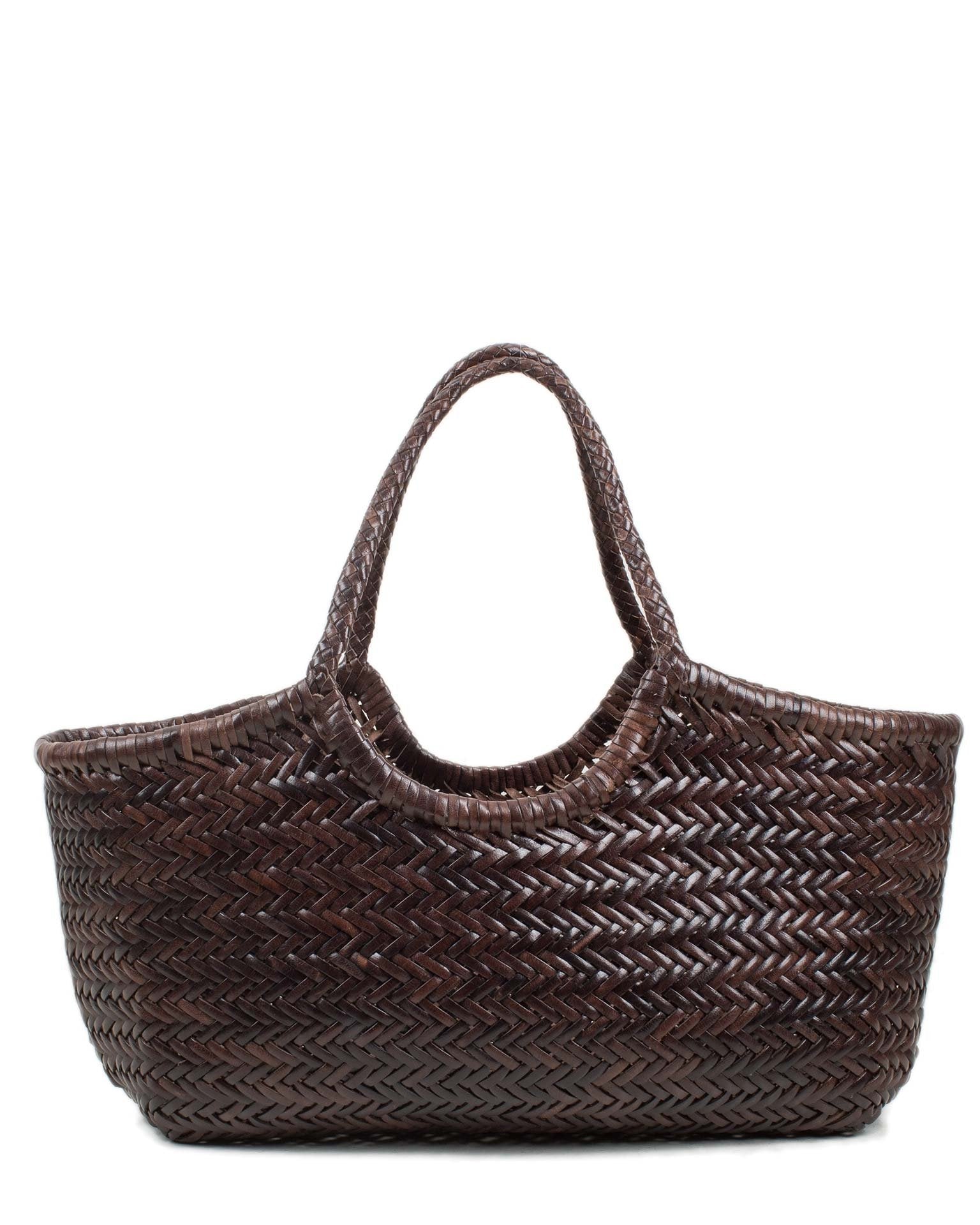 Nantucket Basket - Big in Dark Brown