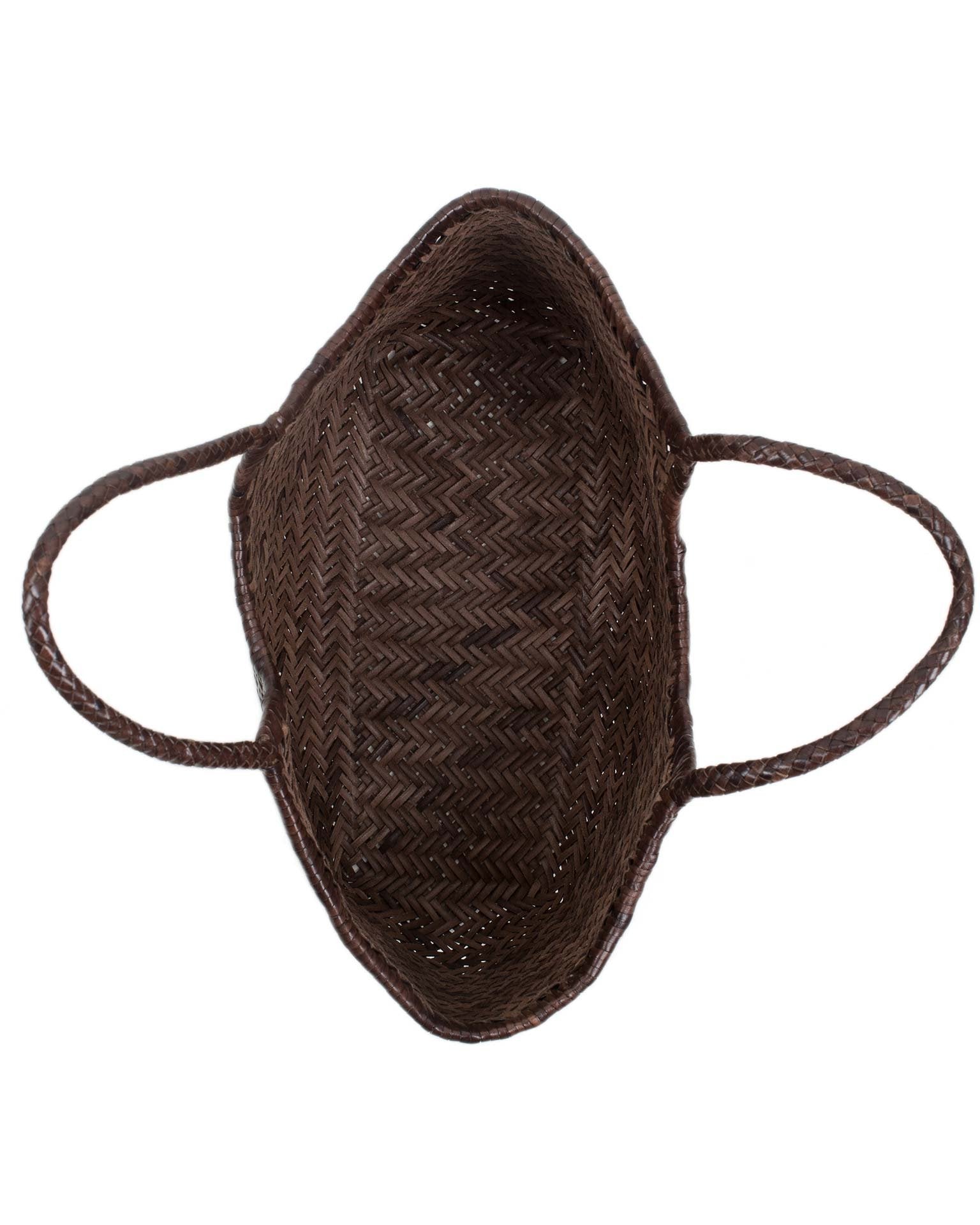 Nantucket Basket - Big in Dark Brown