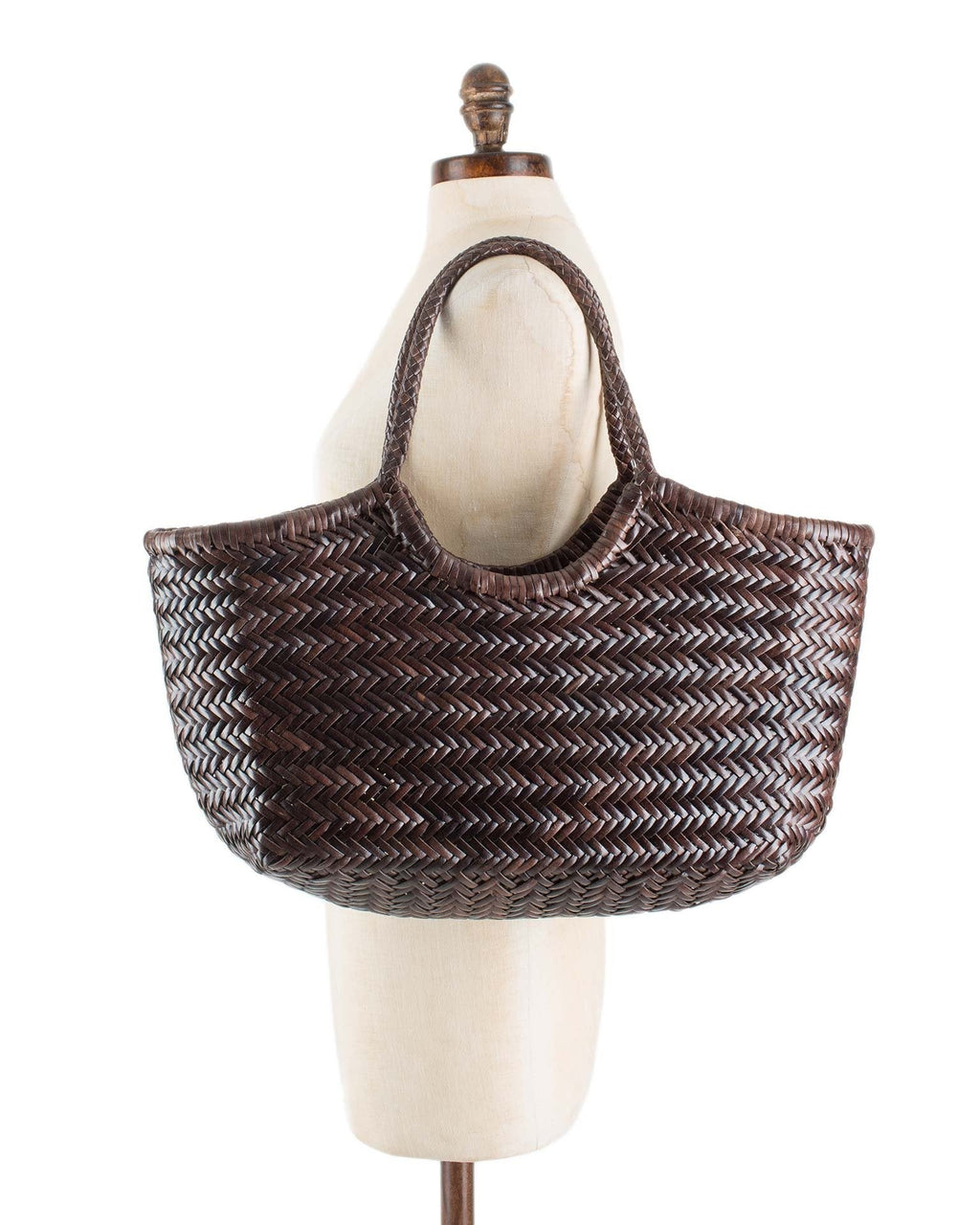 Nantucket Basket - Big in Dark Brown