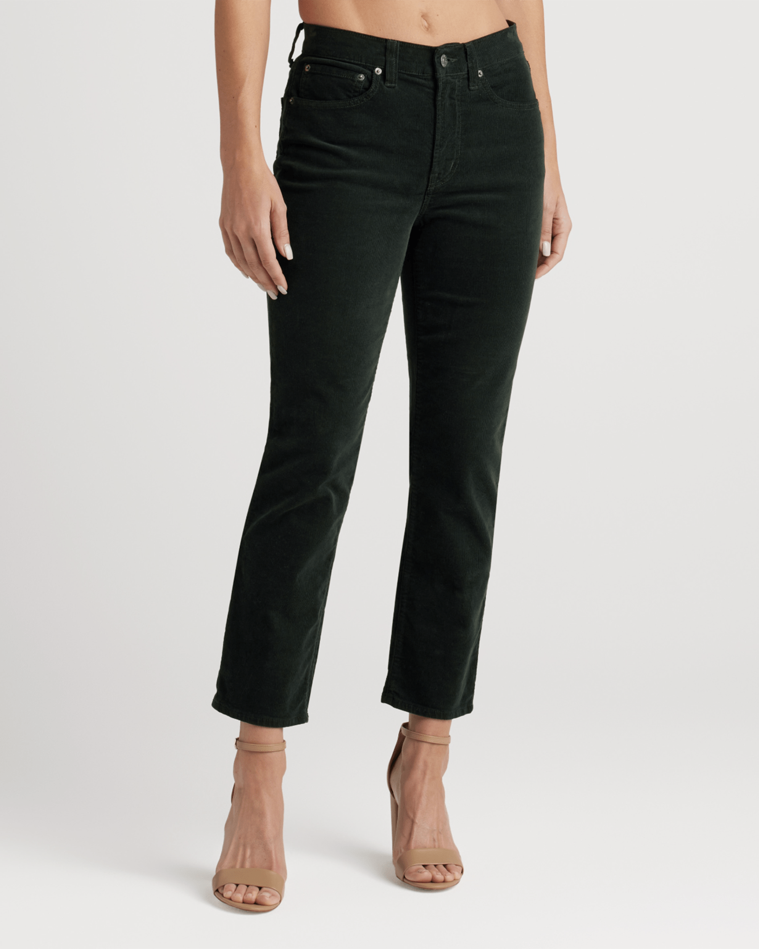 Bree Corduroy in Deep Pine