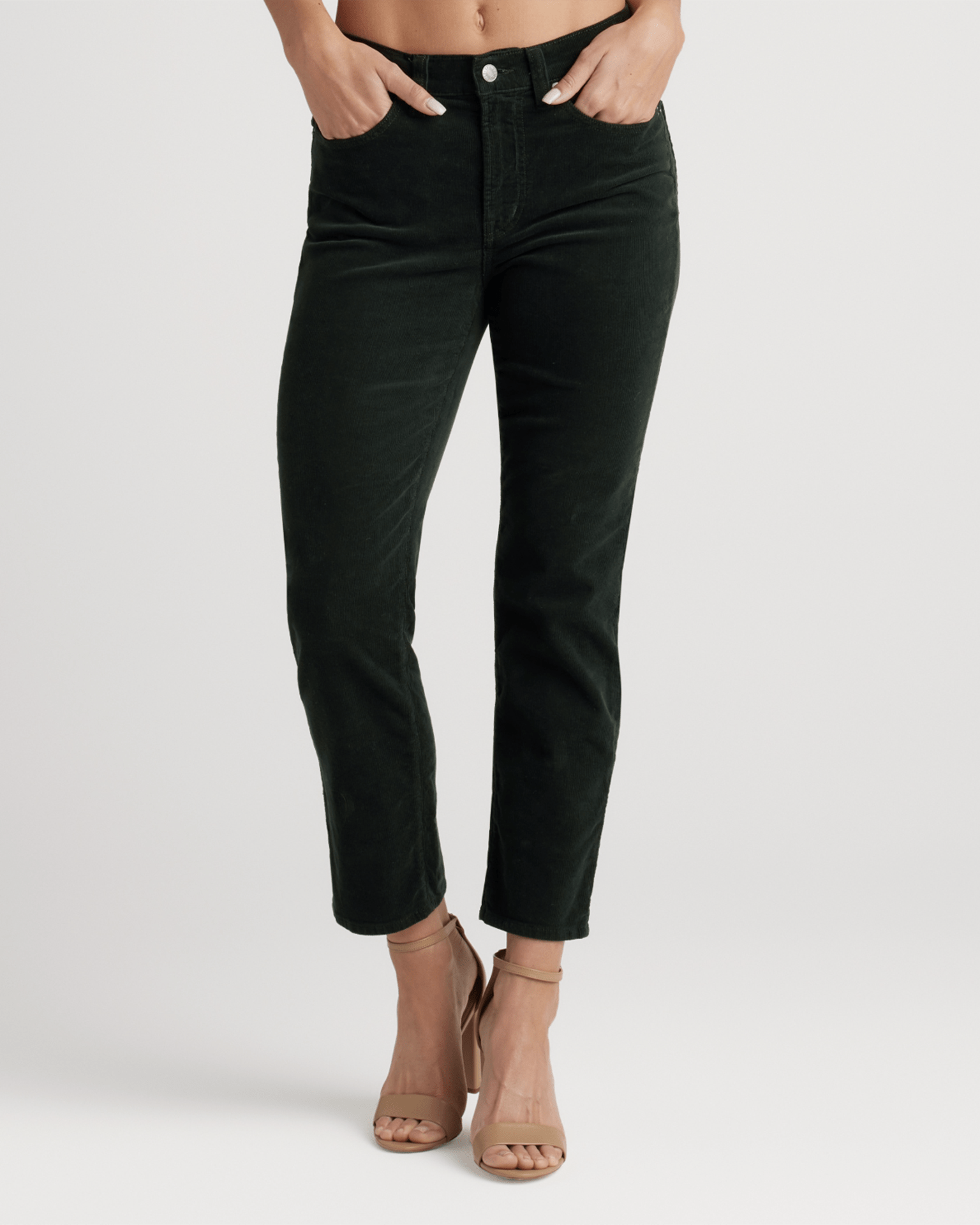 Bree Corduroy in Deep Pine