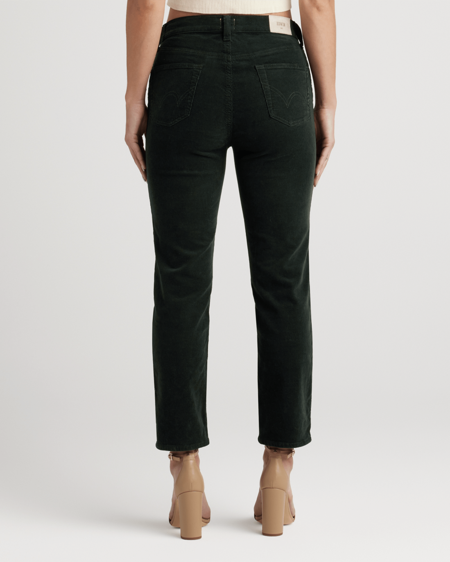 Bree Corduroy in Deep Pine