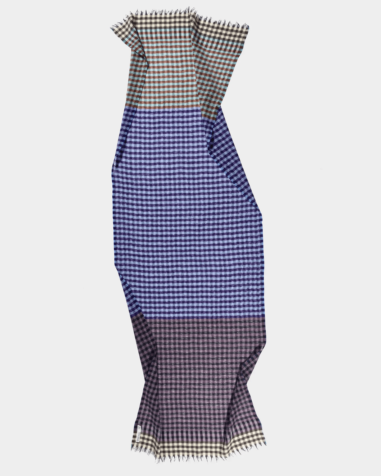 Check 4 Scarf in Violet