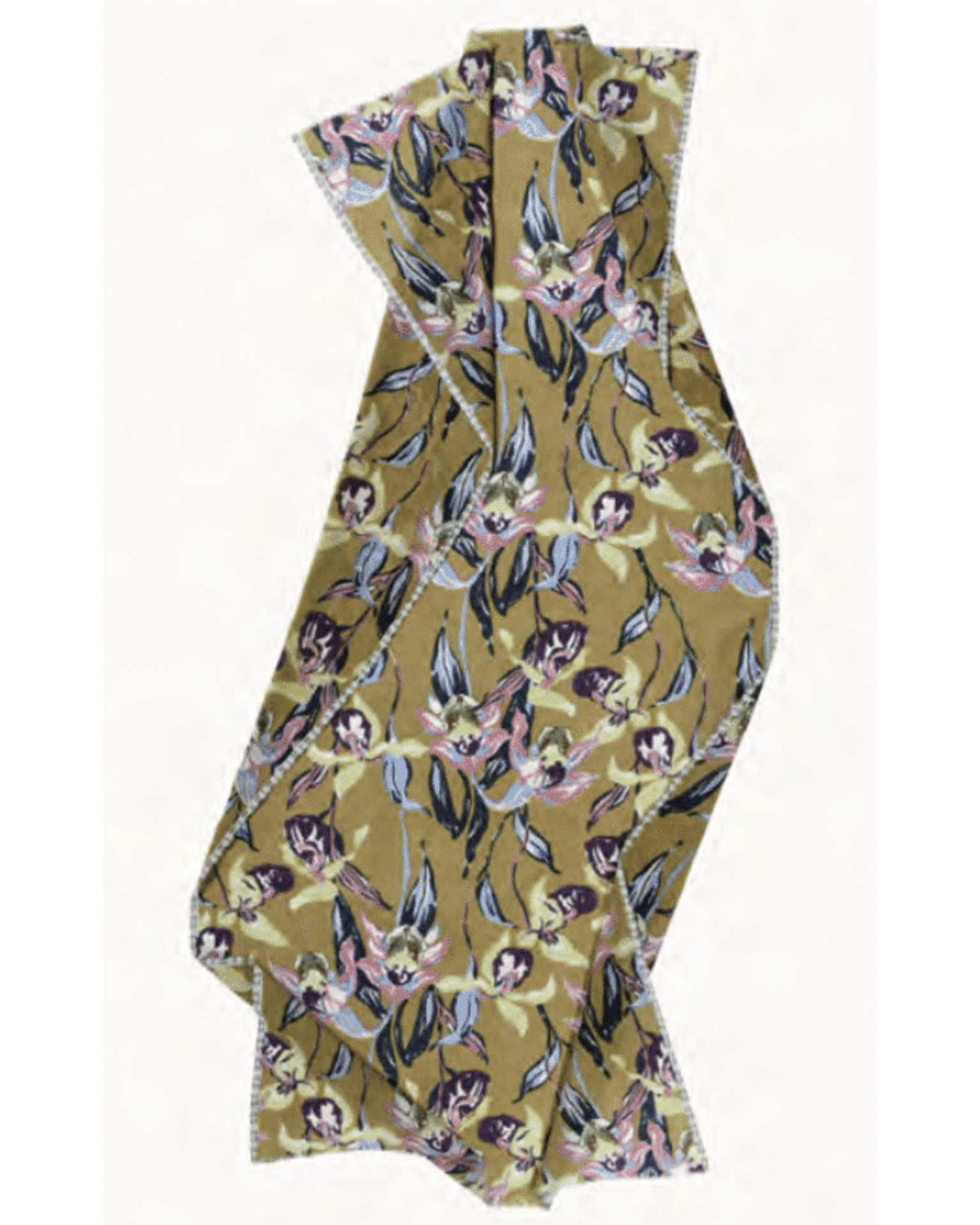 Meadow Orchids Scarf in Golden