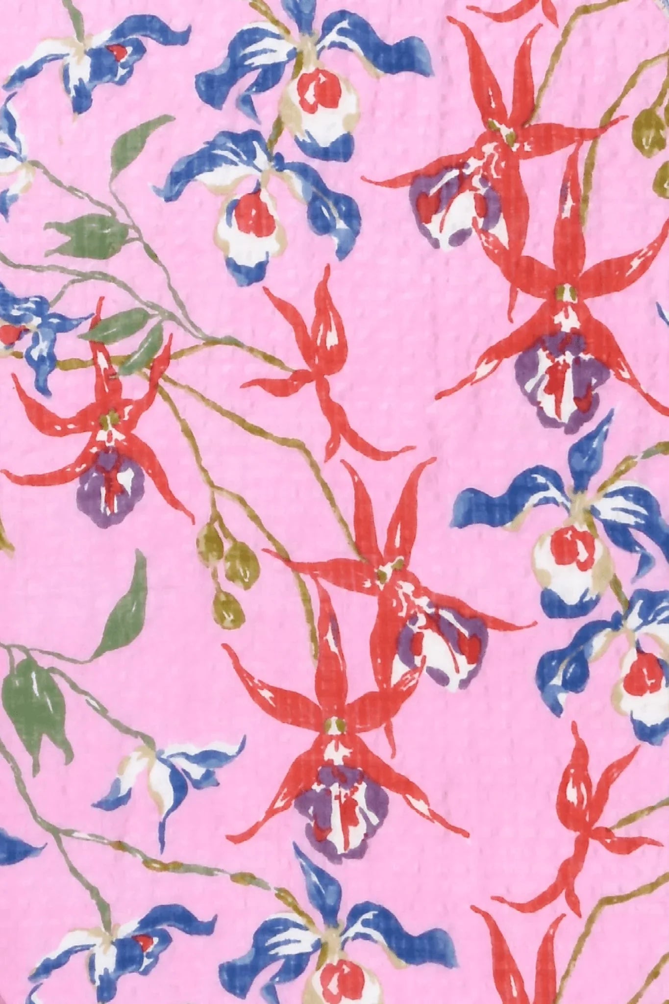 Meadow Orchids Scarf in Rose