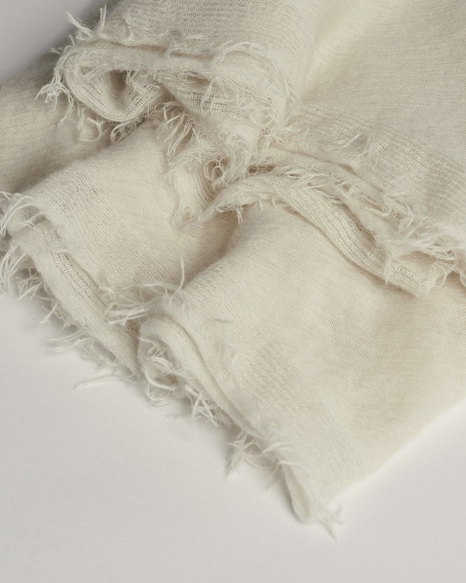 Love Cashmere Scarf in Milk