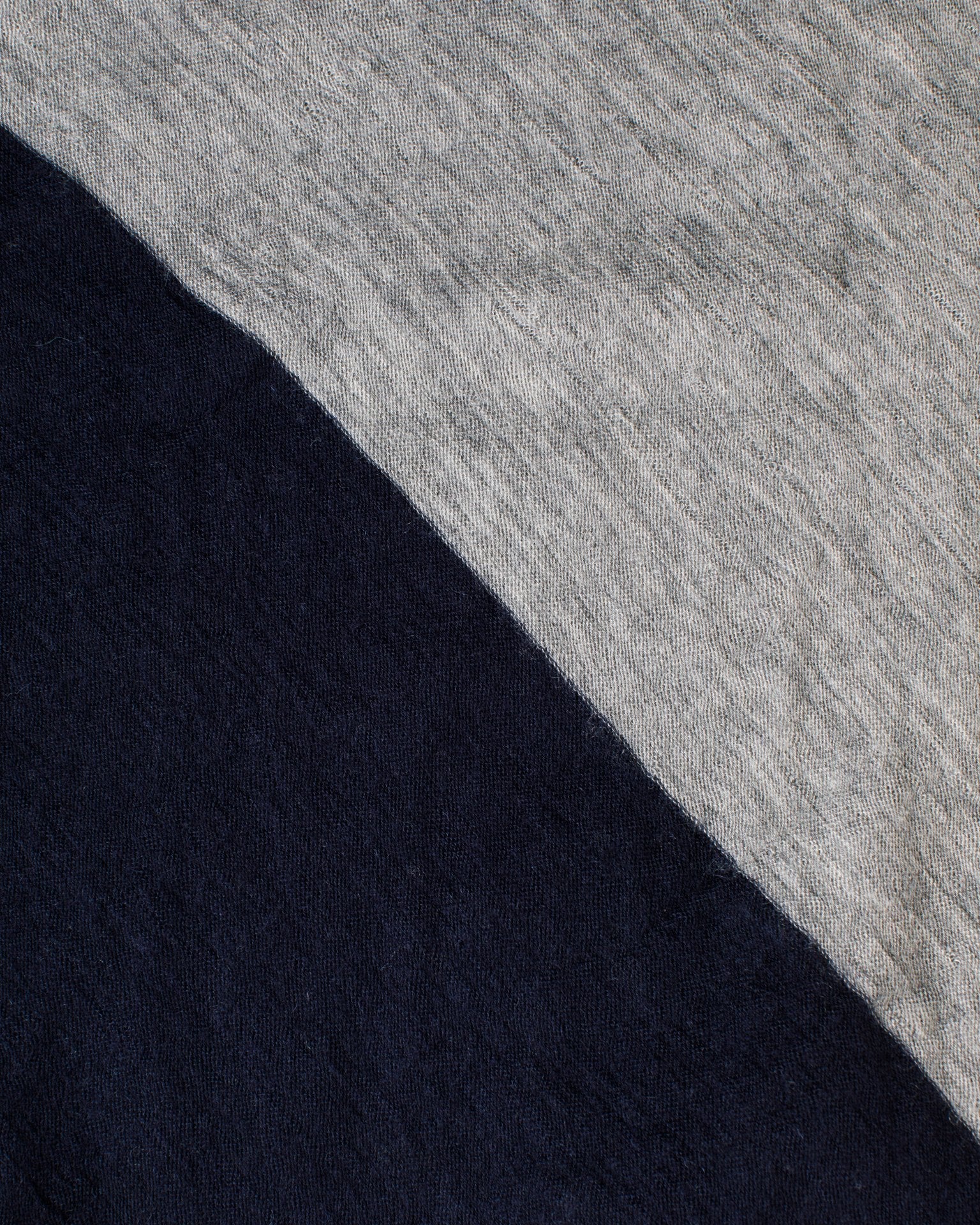 Love Duo Scarf in Navy & Heather Grey