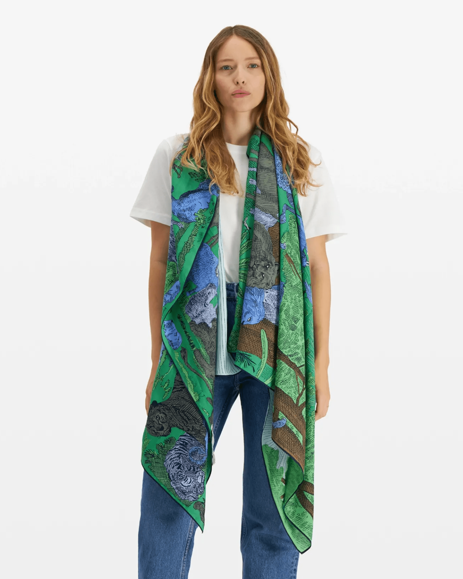 Scarf 100 Reverie in Green