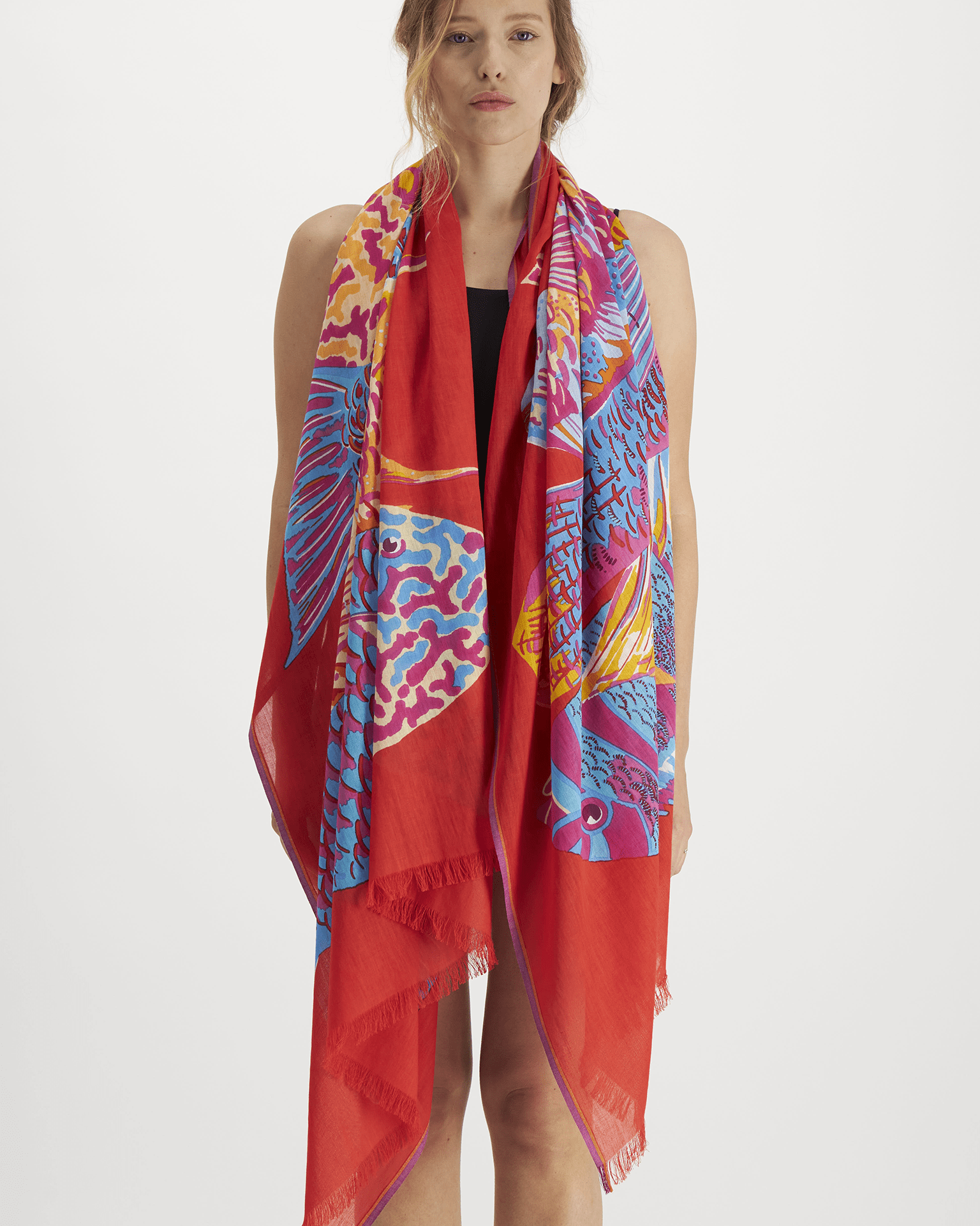 Scarf 100 Tango in Red