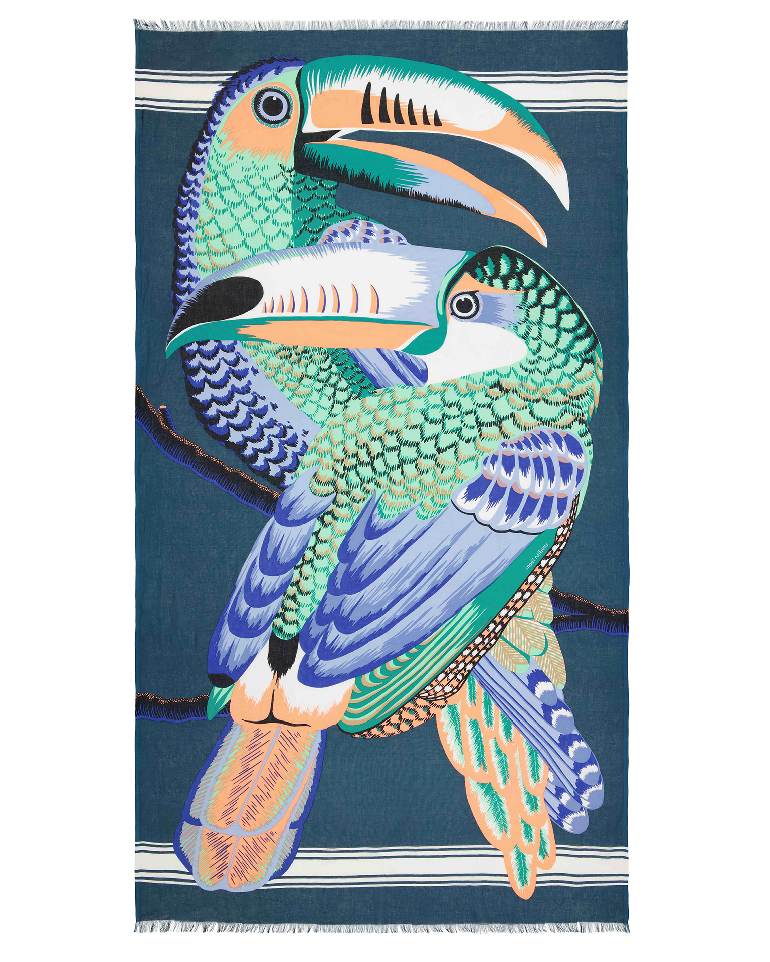 Scarf 100 Toucan in Emerald