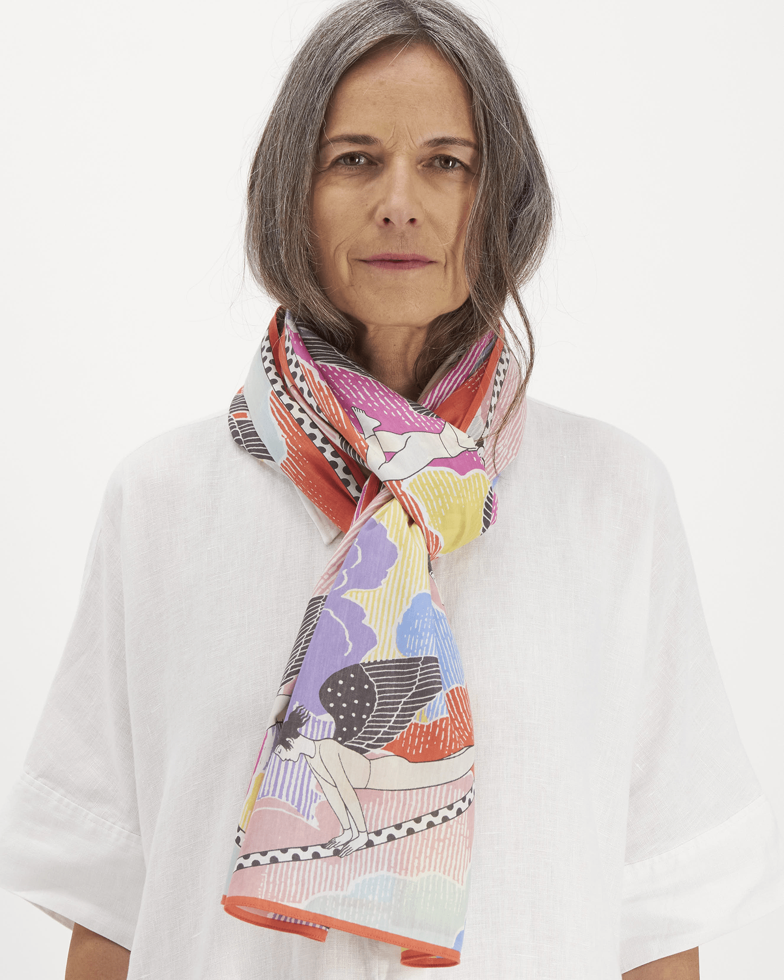 Scarf 100 Yoga in Multicolor