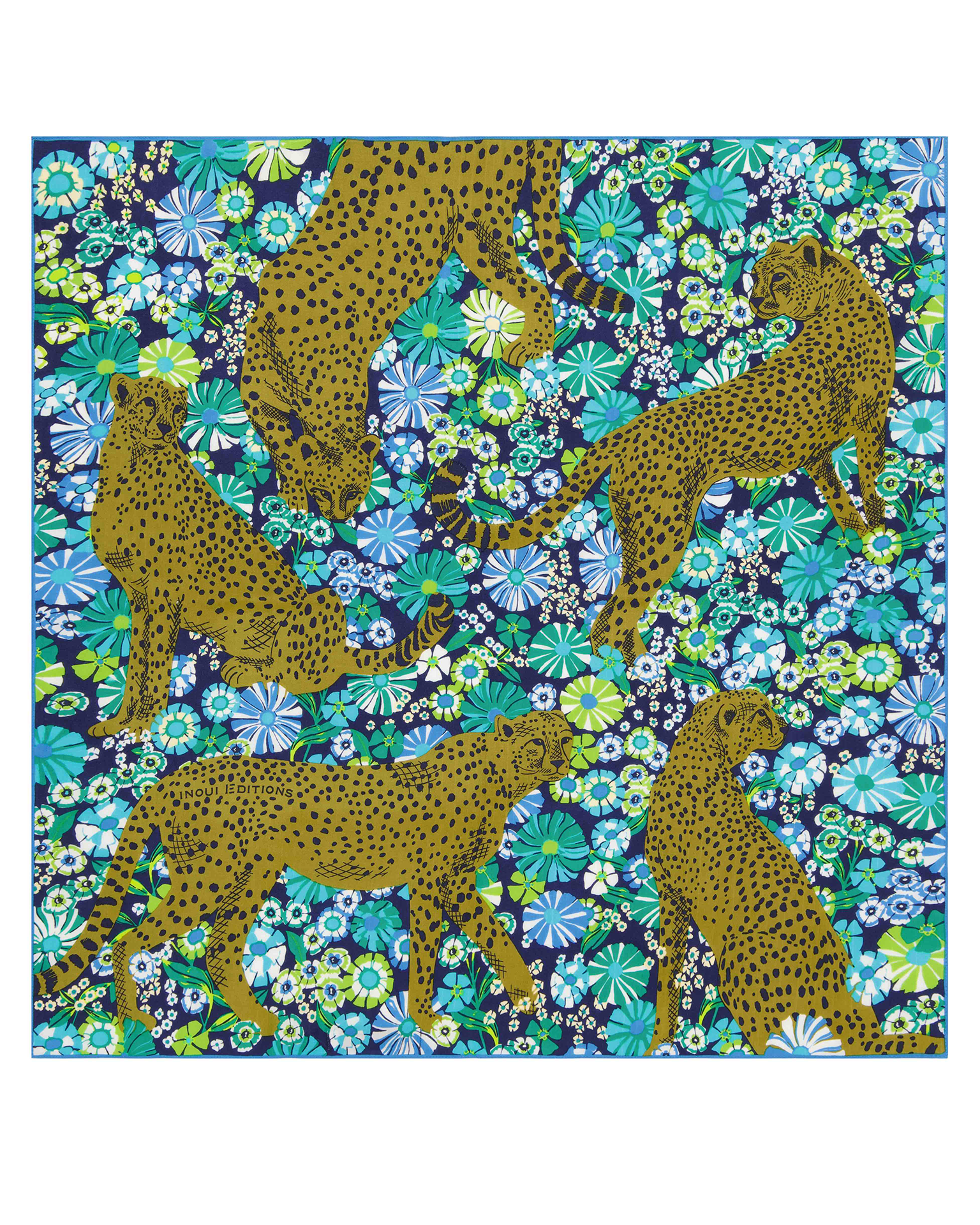 Square 65 Pampa in Turquoise