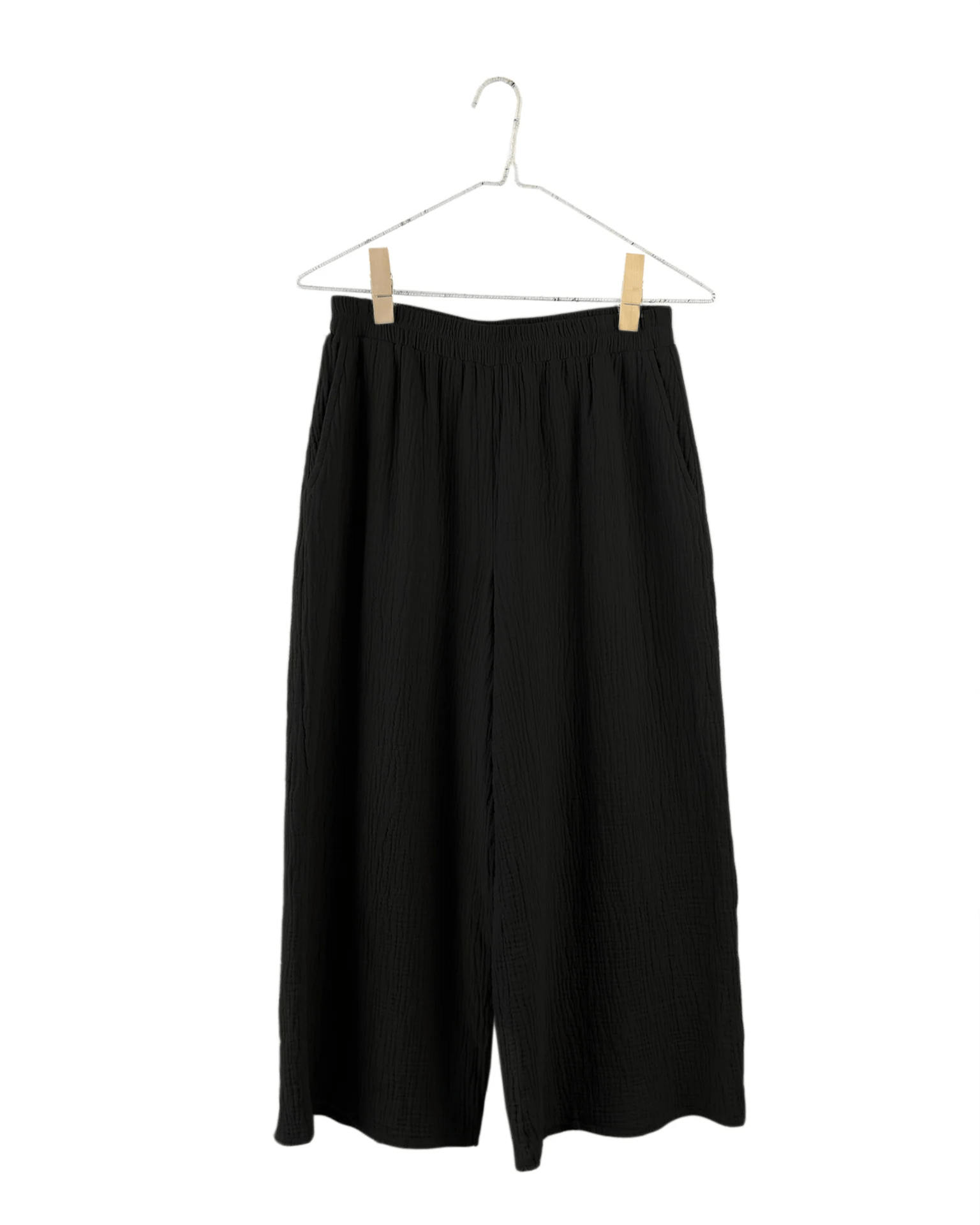 Easy Gauze Pant in Black
