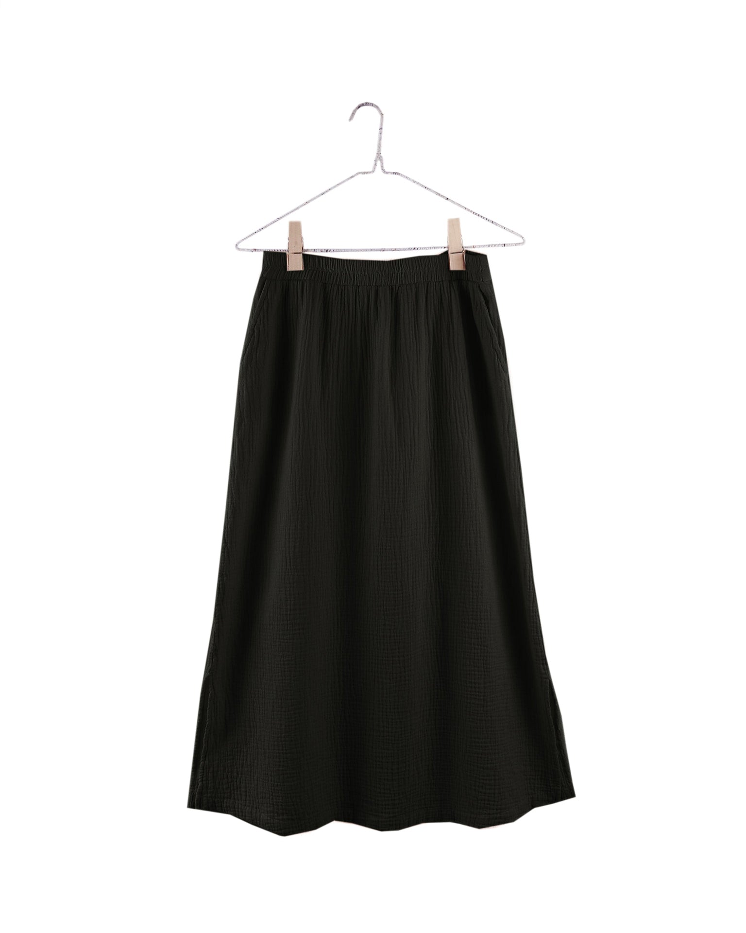 Gauze Skirt in Black