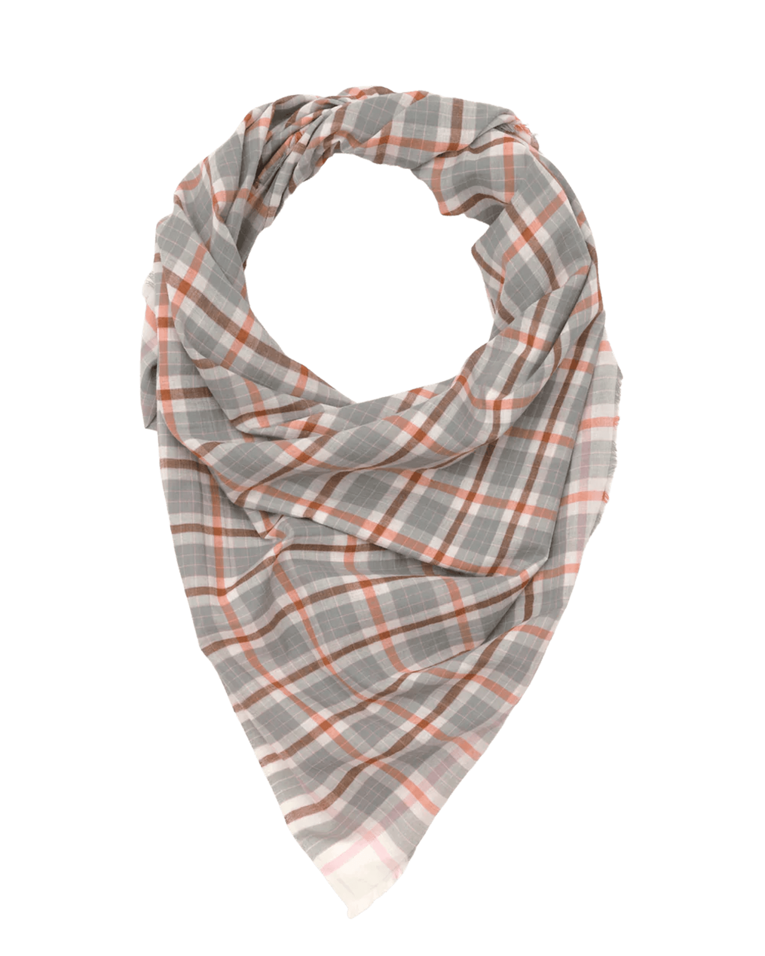 Plaid Bandana in Cloud