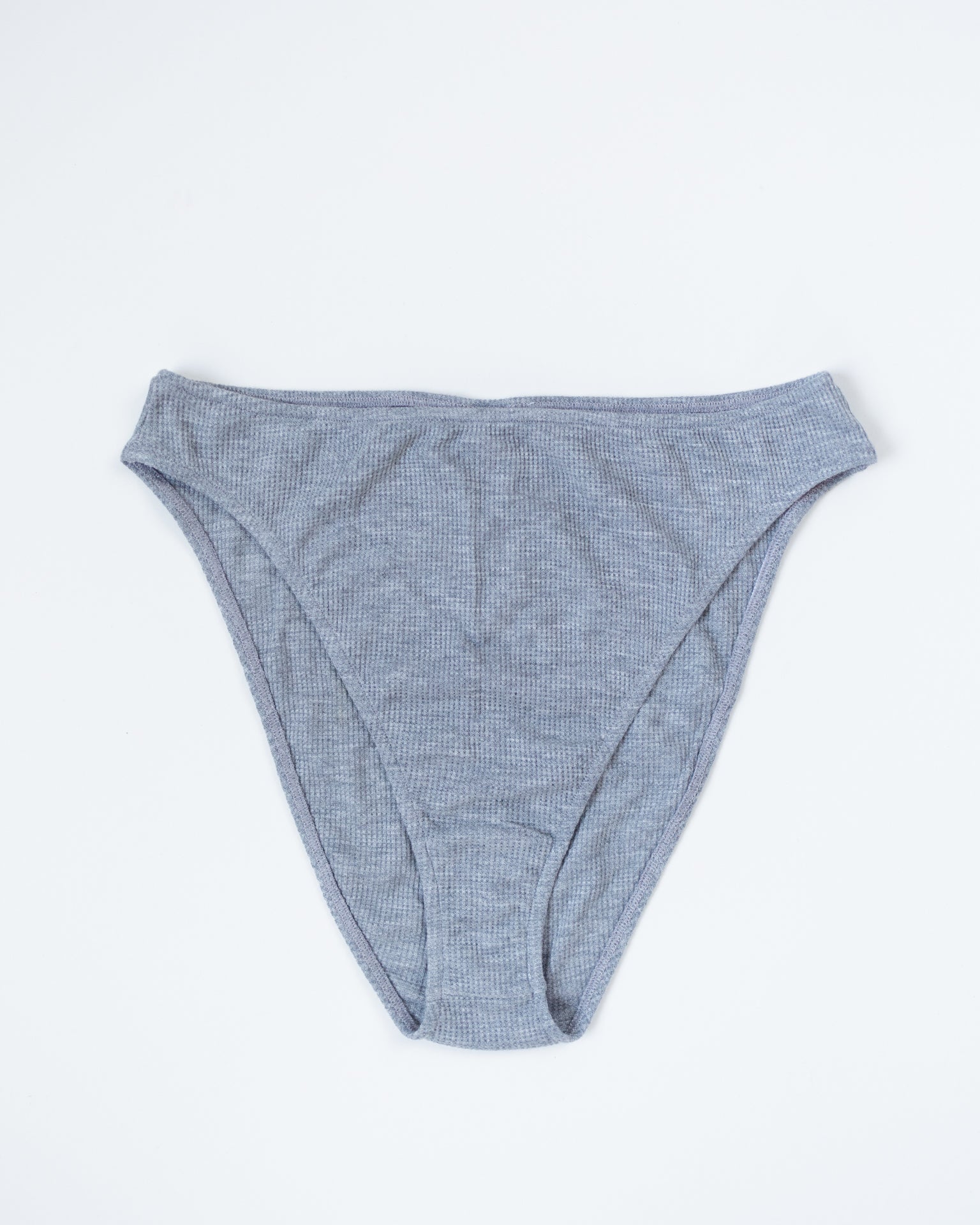 FW Thermal High Cut Brief in Heather Grey