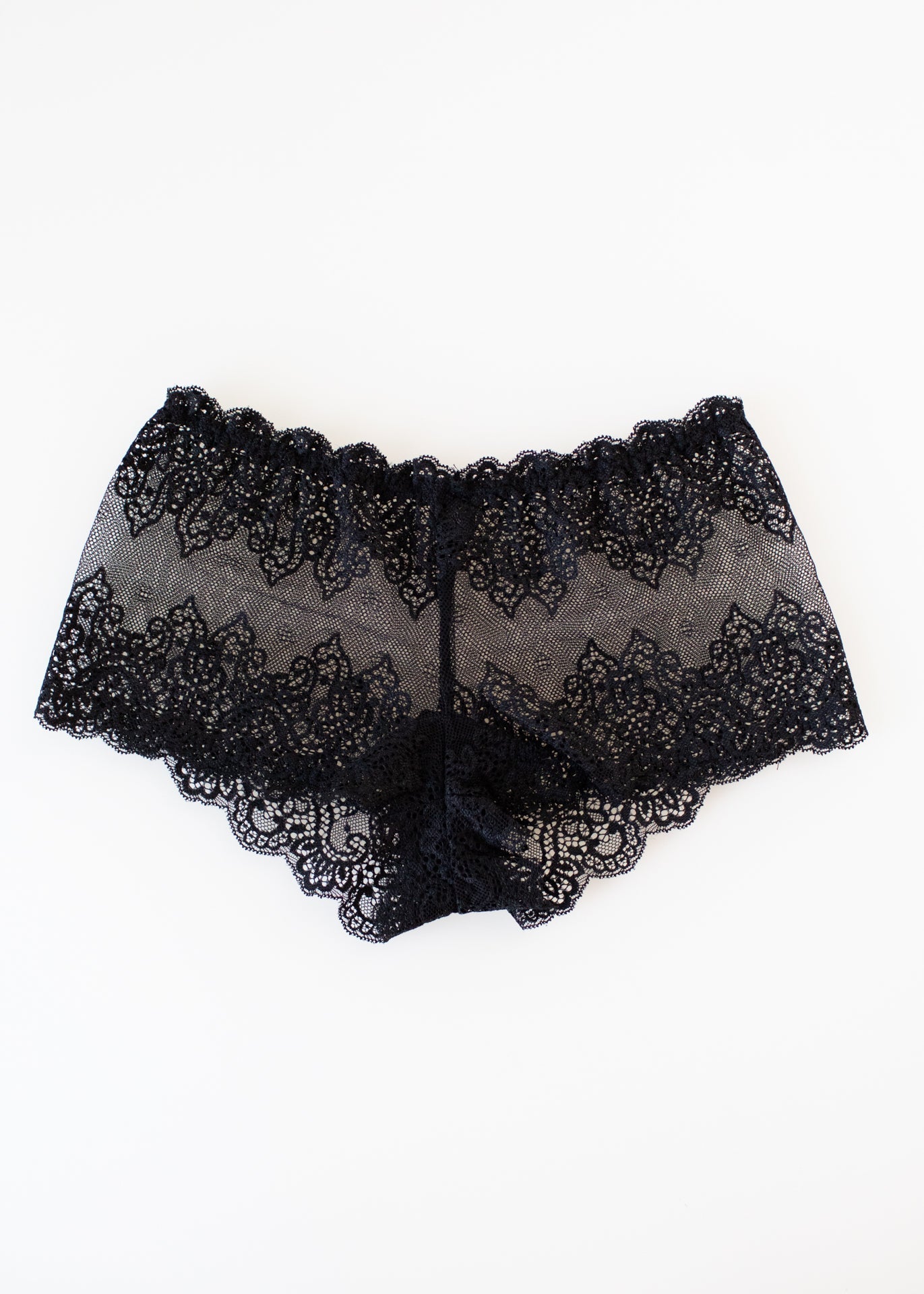SF w/ Lace Hipster in Black