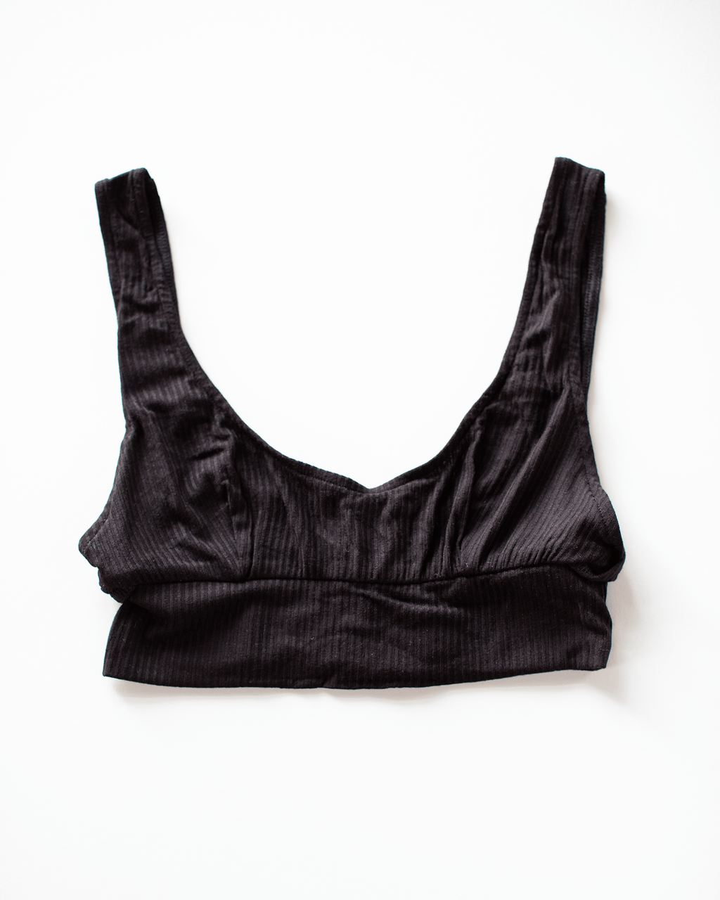 Tank Bralette & High Cut Brief Set in Black